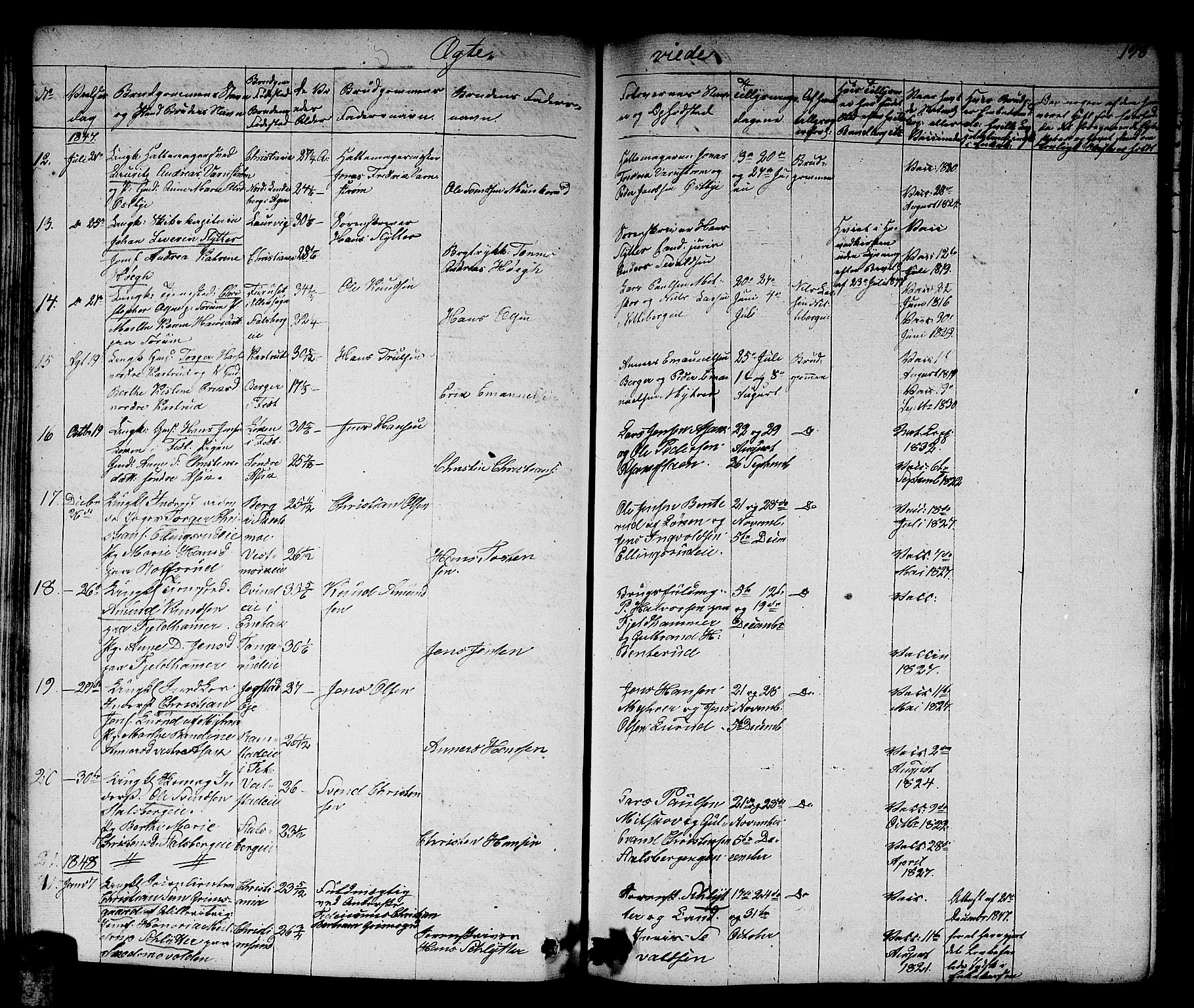 Skedsmo prestekontor Kirkebøker, AV/SAO-A-10033a/G/Ga/L0001: Parish register (copy) no. I 1, 1830-1854, p. 198