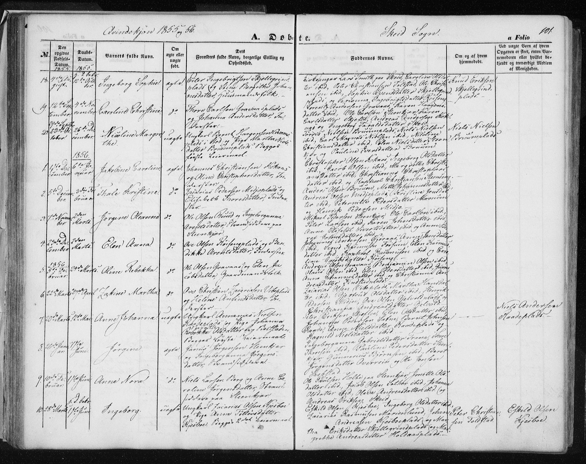 Ministerialprotokoller, klokkerbøker og fødselsregistre - Nord-Trøndelag, SAT/A-1458/735/L0342: Parish register (official) no. 735A07 /2, 1849-1862, p. 101