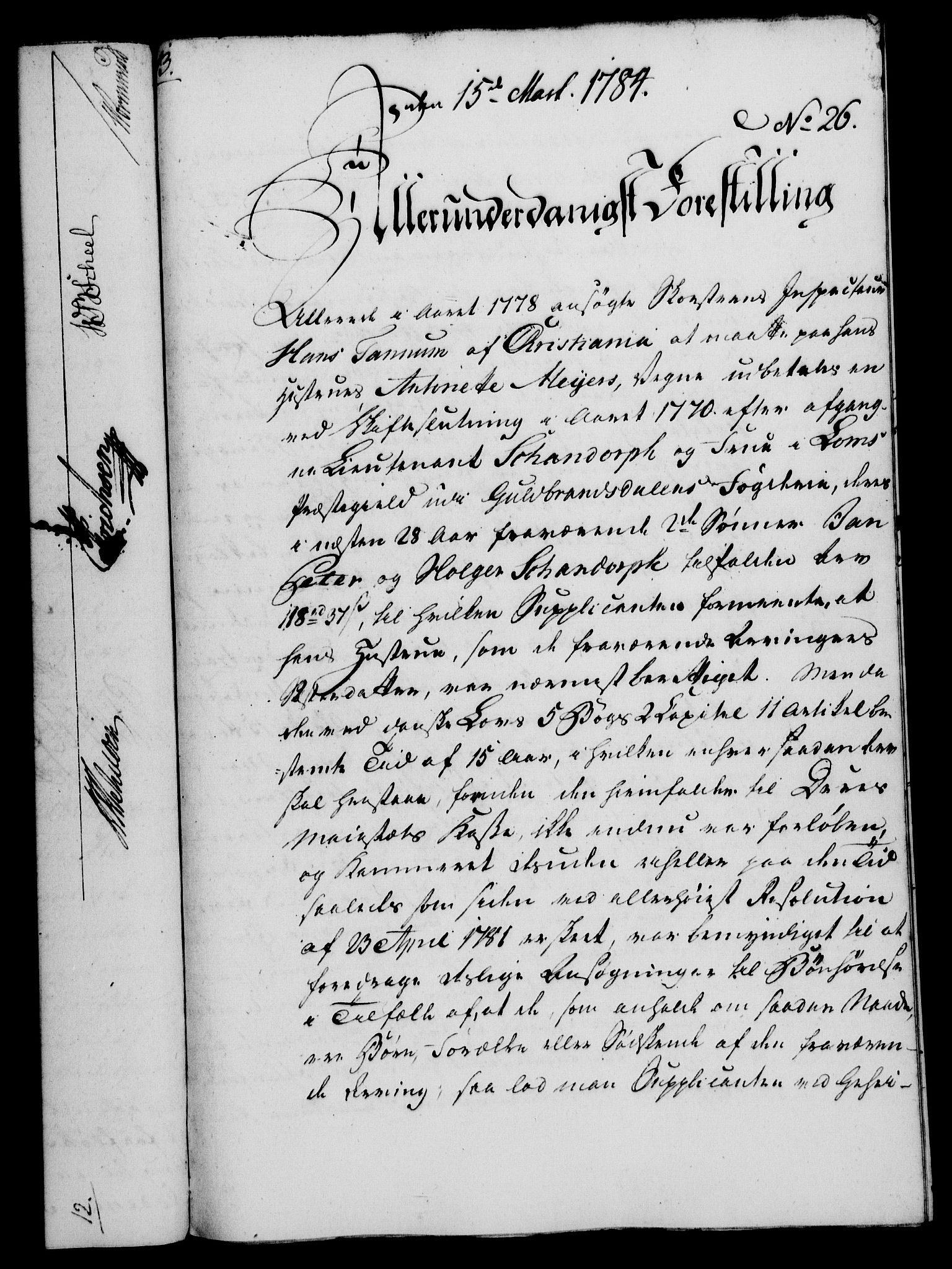 Rentekammeret, Kammerkanselliet, RA/EA-3111/G/Gf/Gfa/L0066: Norsk relasjons- og resolusjonsprotokoll (merket RK 52.66), 1784, p. 196