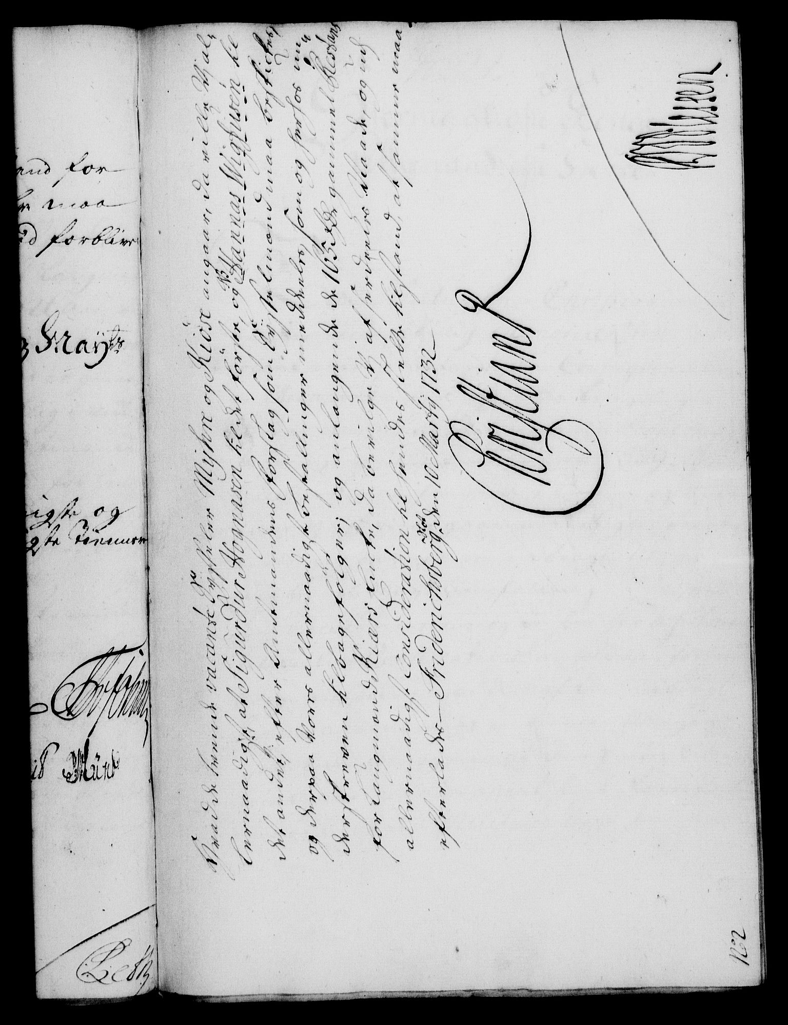 Rentekammeret, Kammerkanselliet, RA/EA-3111/G/Gf/Gfa/L0015: Norsk relasjons- og resolusjonsprotokoll (merket RK 52.15), 1732, p. 127