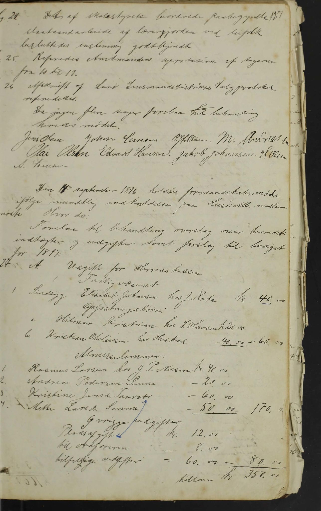 Træna kommune. Formannskapet, AIN/K-18350.150/100/L0001: Forhandlingsprotokoll for Træna, 1872-1904