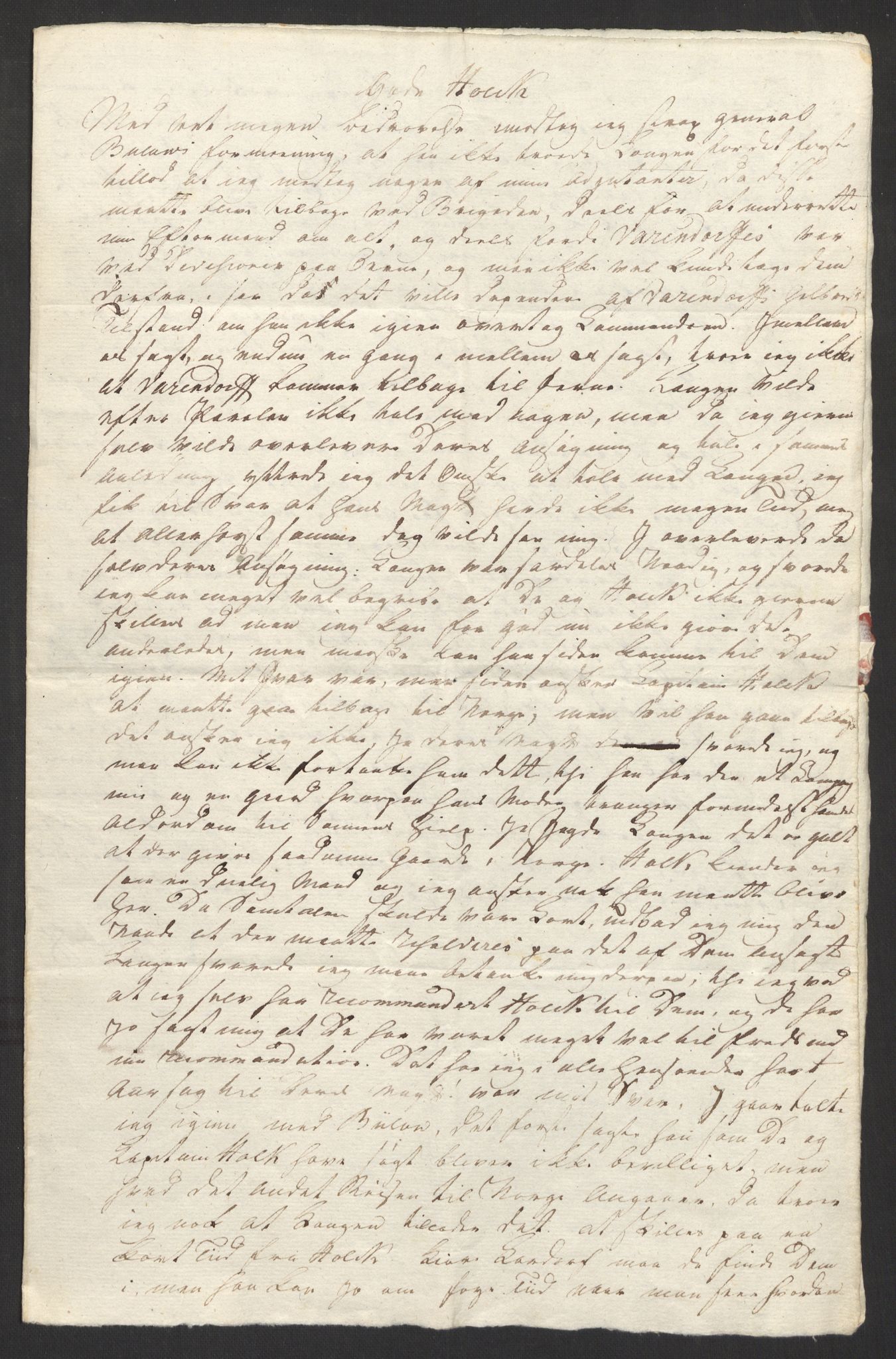 Holck, Meidell, Hartvig, AV/RA-PA-0204/F/L0002: (Pakke 1), 1762-1864, p. 30