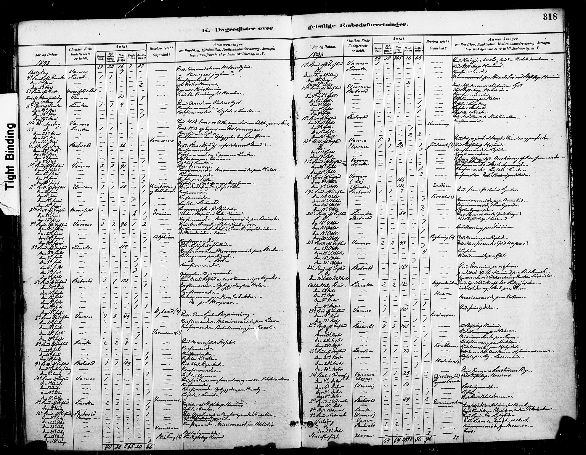 Ministerialprotokoller, klokkerbøker og fødselsregistre - Nord-Trøndelag, SAT/A-1458/709/L0077: Parish register (official) no. 709A17, 1880-1895, p. 318