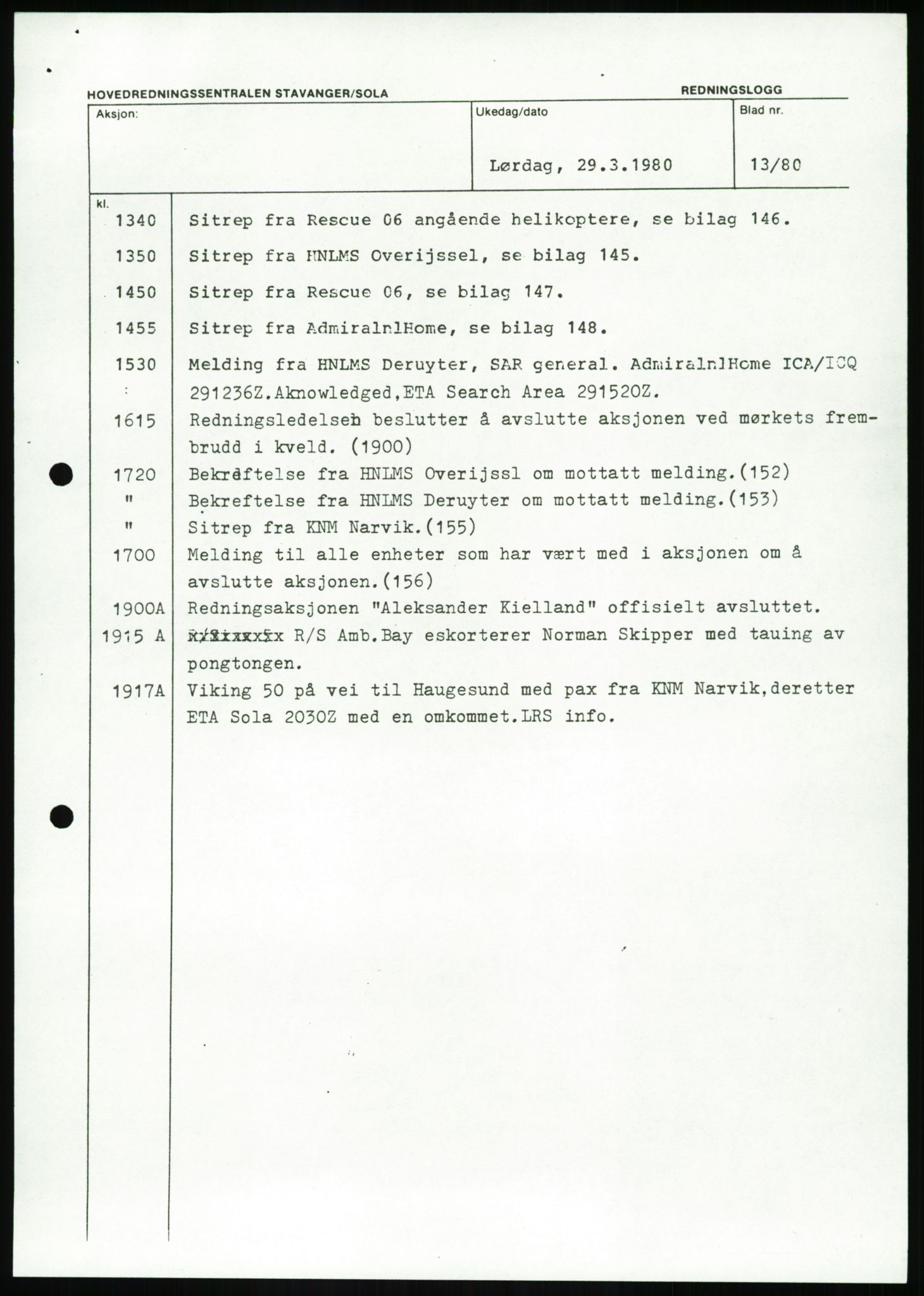 Justisdepartementet, Granskningskommisjonen ved Alexander Kielland-ulykken 27.3.1980, AV/RA-S-1165/D/L0017: P Hjelpefartøy (Doku.liste + P1-P6 av 6)/Q Hovedredningssentralen (Q0-Q27 av 27), 1980-1981, p. 554