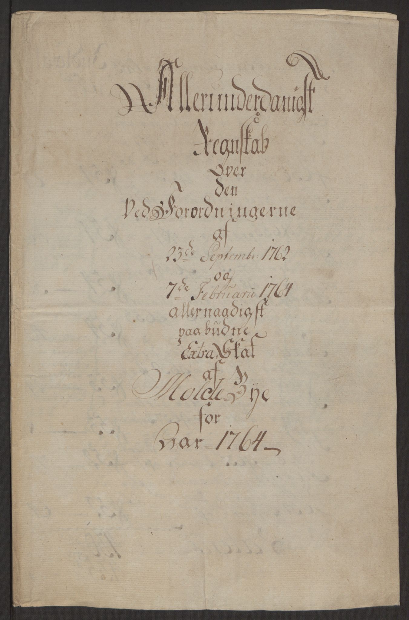 Rentekammeret inntil 1814, Reviderte regnskaper, Byregnskaper, RA/EA-4066/R/Rq/L0487/0004: [Q1] Kontribusjonsregnskap / Ekstraskatt, 1762-1772, p. 65