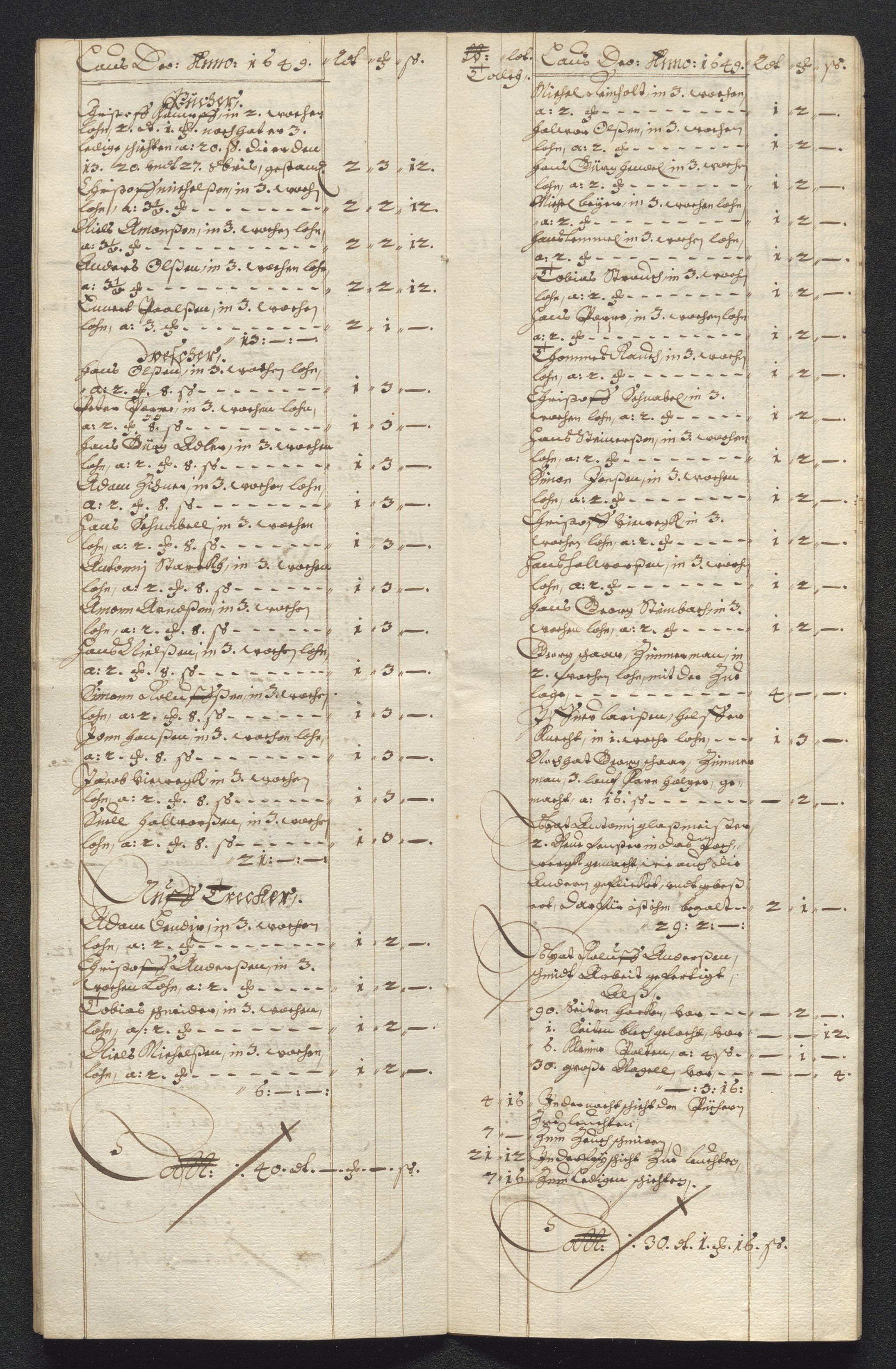 Kongsberg Sølvverk 1623-1816, AV/SAKO-EA-3135/001/D/Dc/Dcd/L0023: Utgiftsregnskap for gruver m.m., 1649, p. 548