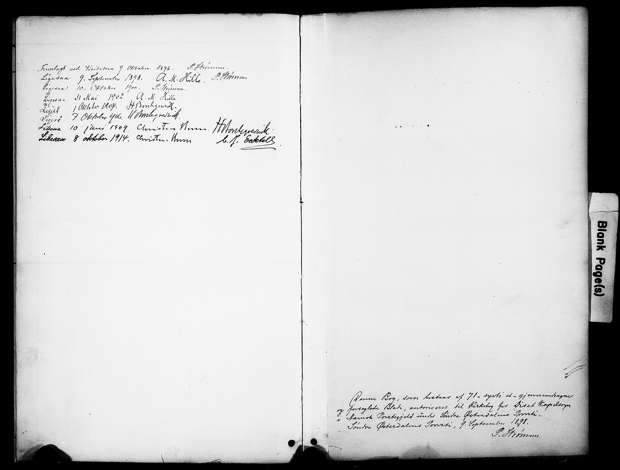 Åmot prestekontor, Hedmark, AV/SAH-PREST-056/H/Ha/Hab/L0013: Parish register (copy) no. 13, 1895-1910