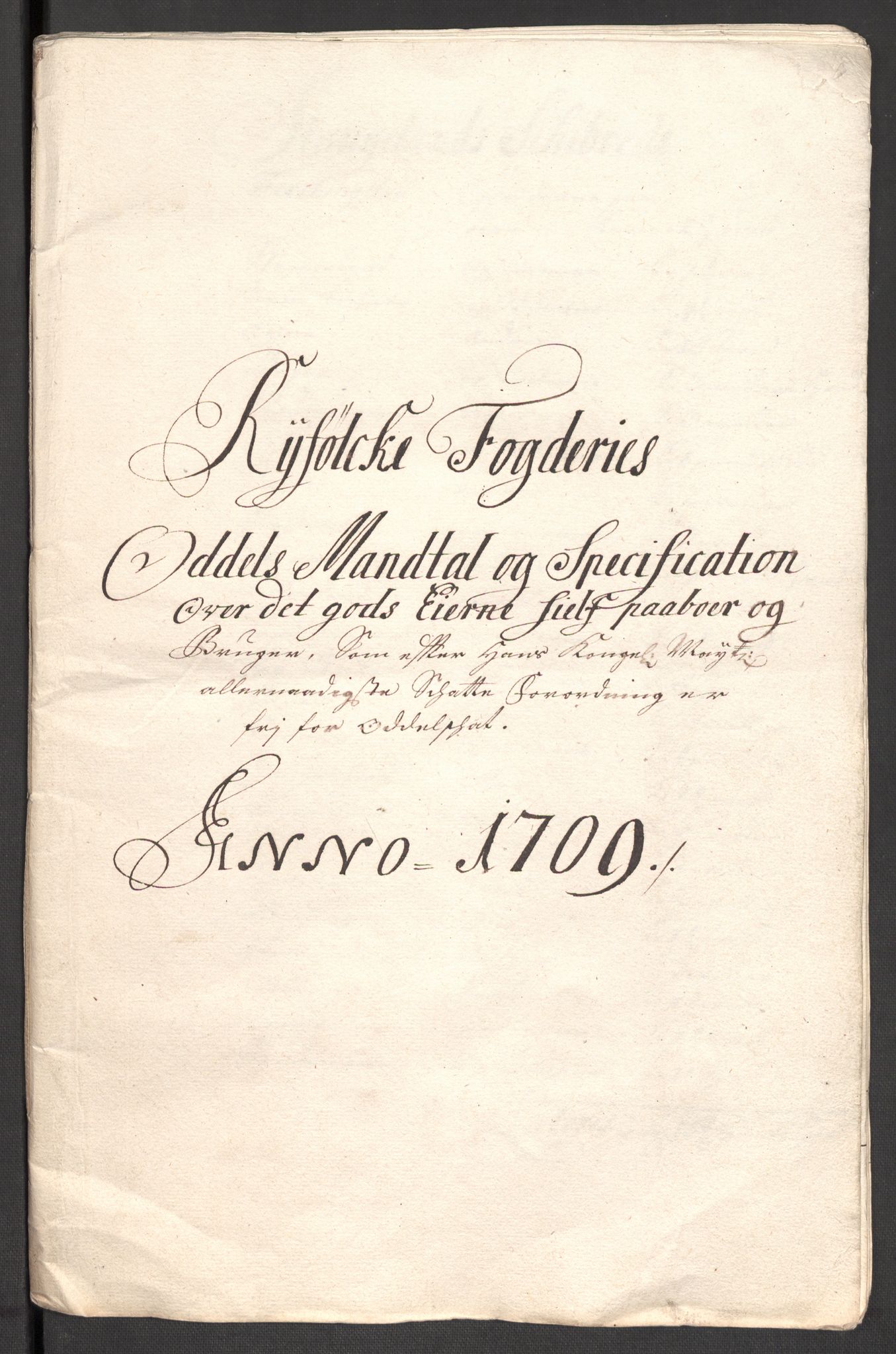 Rentekammeret inntil 1814, Reviderte regnskaper, Fogderegnskap, RA/EA-4092/R47/L2861: Fogderegnskap Ryfylke, 1706-1709, p. 432
