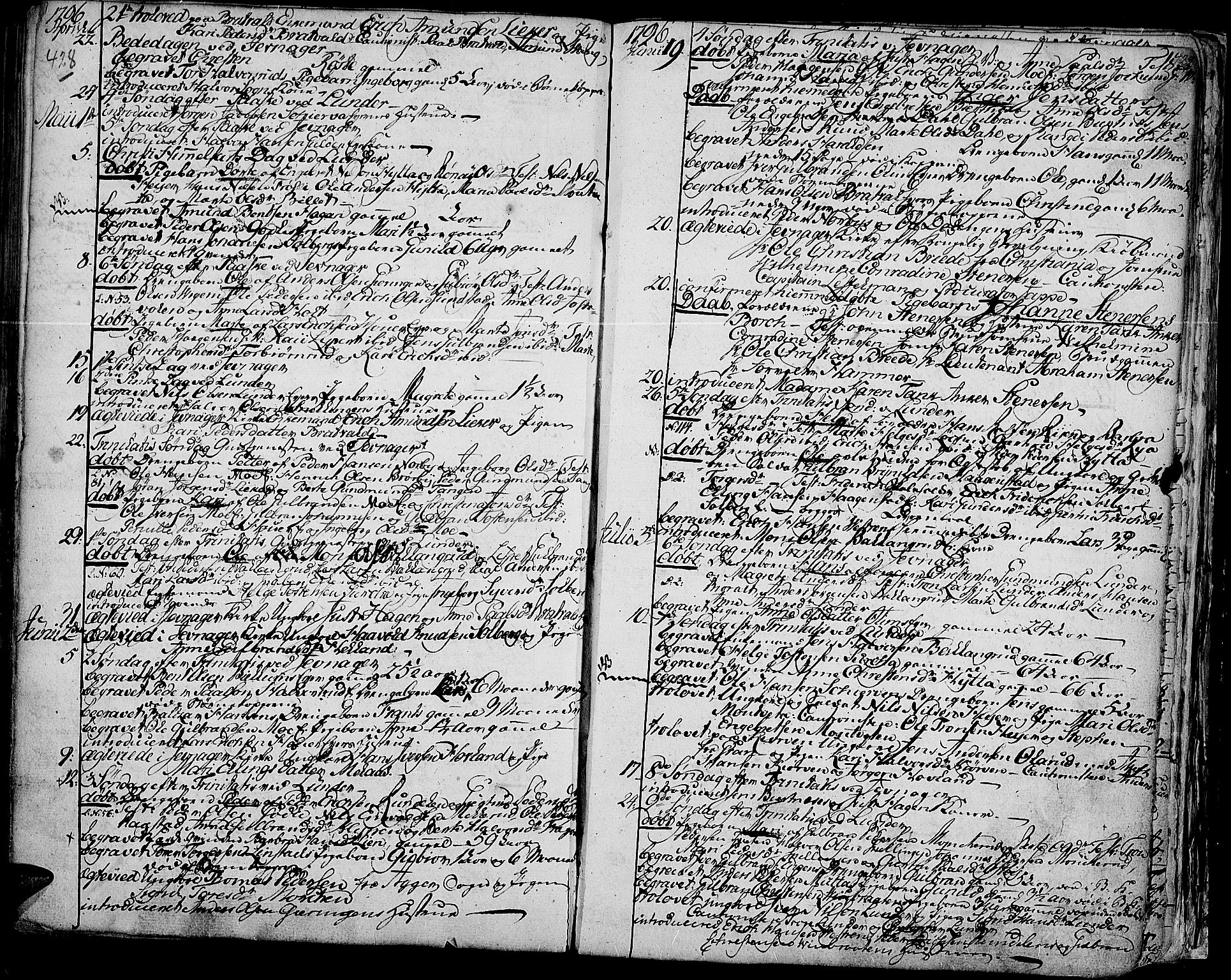 Jevnaker prestekontor, AV/SAH-PREST-116/H/Ha/Haa/L0003: Parish register (official) no. 3, 1752-1799, p. 428-429