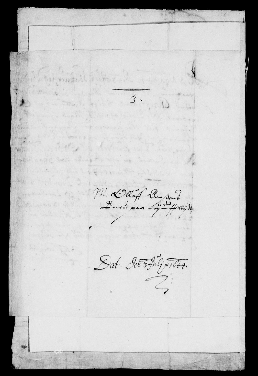 Rentekammeret inntil 1814, Reviderte regnskaper, Lensregnskaper, AV/RA-EA-5023/R/Rb/Rba/L0179: Akershus len, 1643-1644