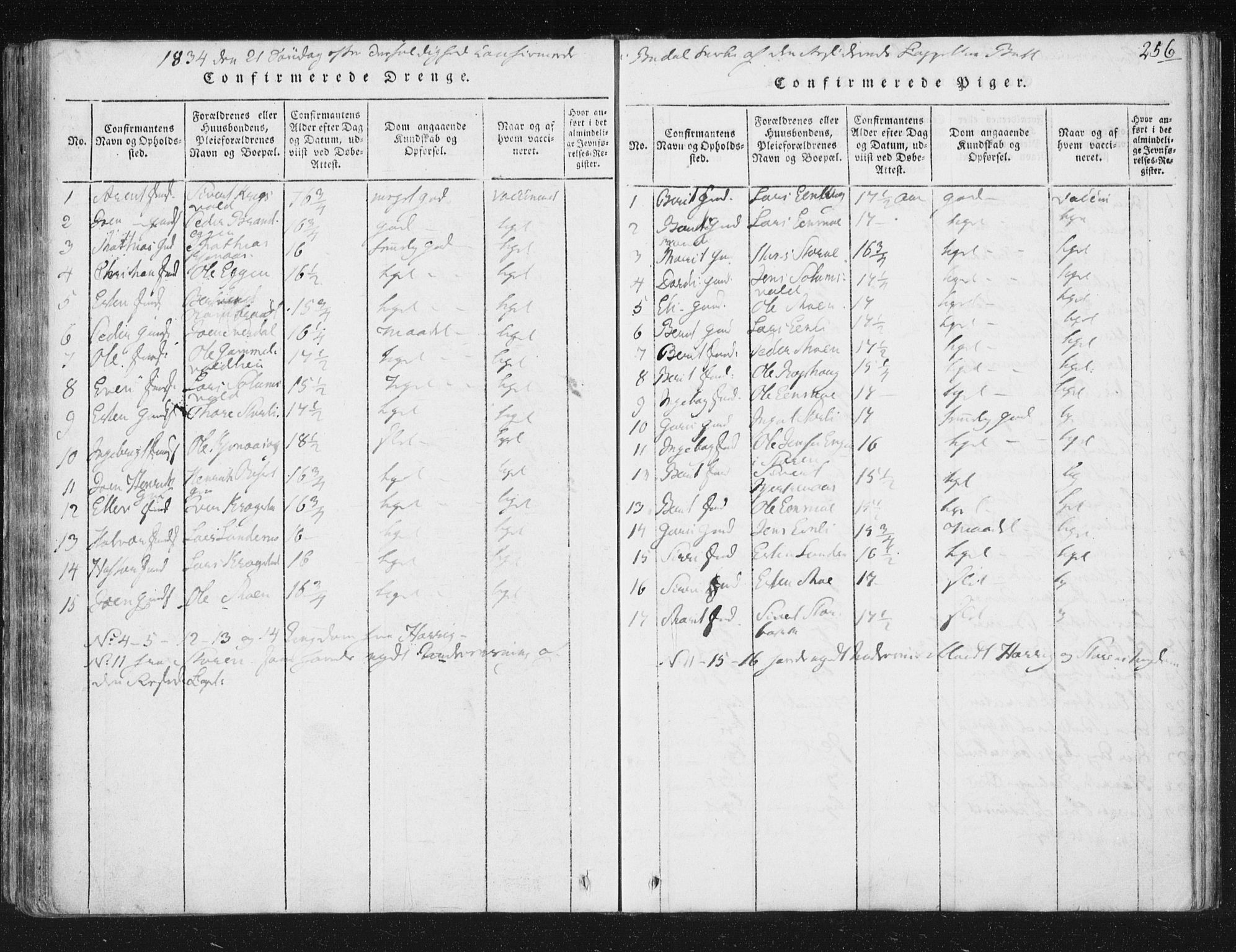 Ministerialprotokoller, klokkerbøker og fødselsregistre - Sør-Trøndelag, SAT/A-1456/687/L0996: Parish register (official) no. 687A04, 1816-1842, p. 256