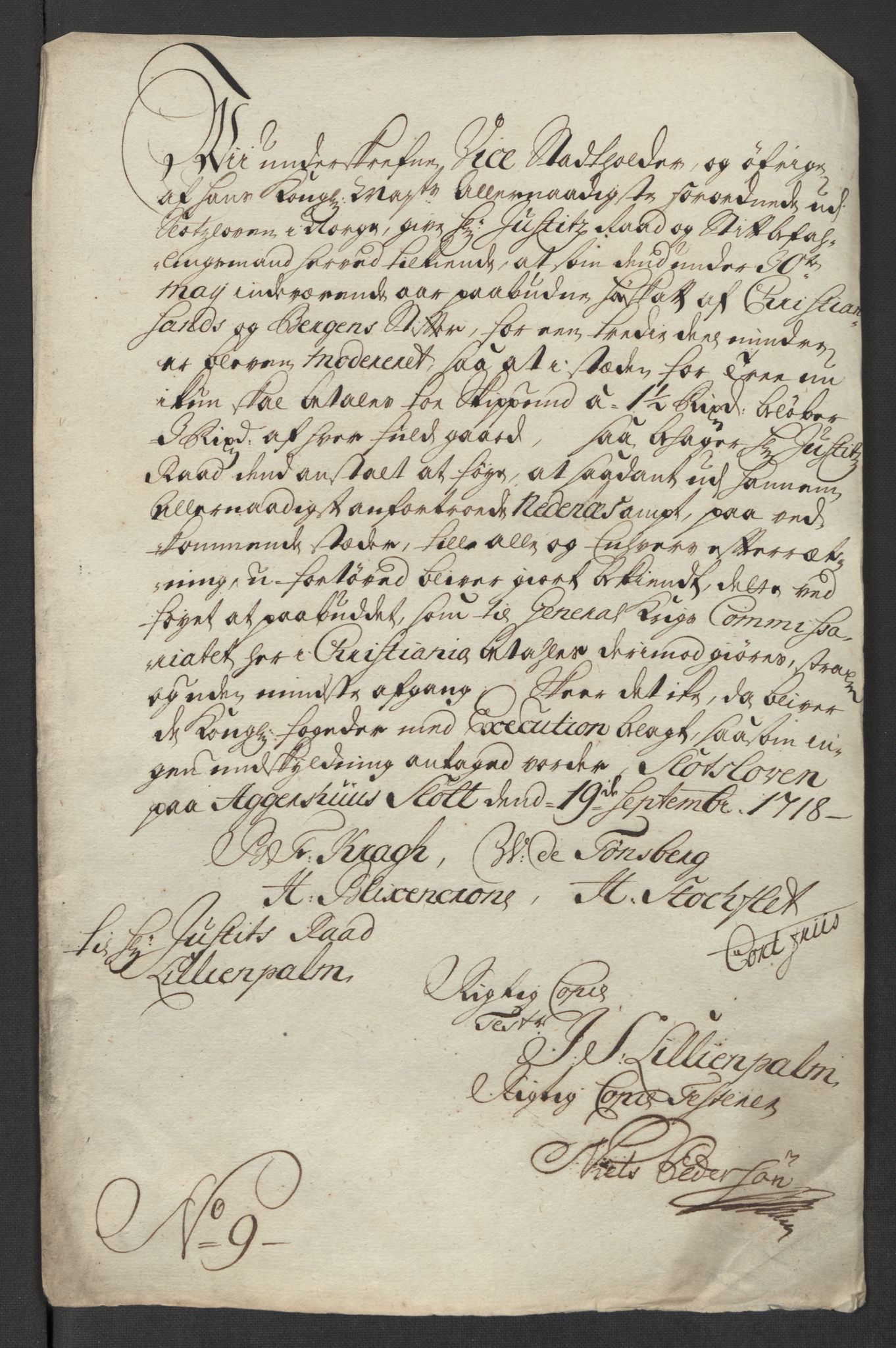 Rentekammeret inntil 1814, Reviderte regnskaper, Fogderegnskap, AV/RA-EA-4092/R39/L2327: Fogderegnskap Nedenes, 1718, p. 209