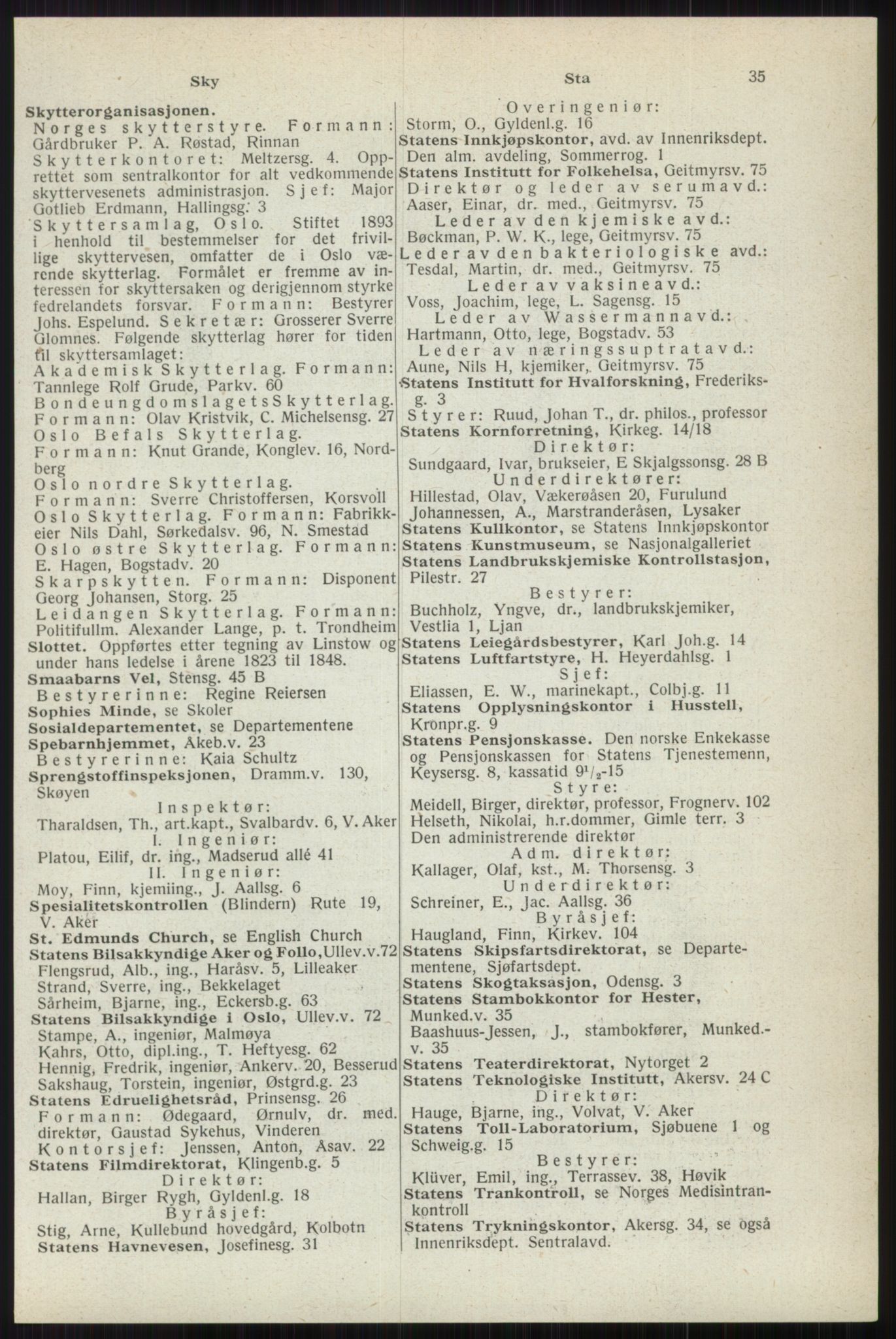 Kristiania/Oslo adressebok, PUBL/-, 1944, p. 35