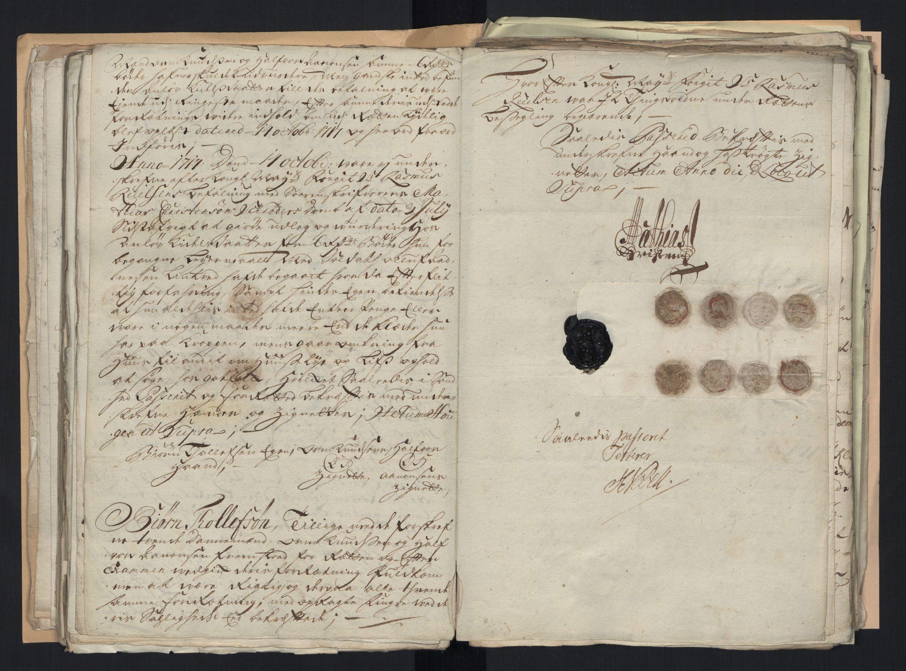 Rentekammeret inntil 1814, Reviderte regnskaper, Fogderegnskap, AV/RA-EA-4092/R40/L2452: Fogderegnskap Råbyggelag, 1716-1717, p. 279