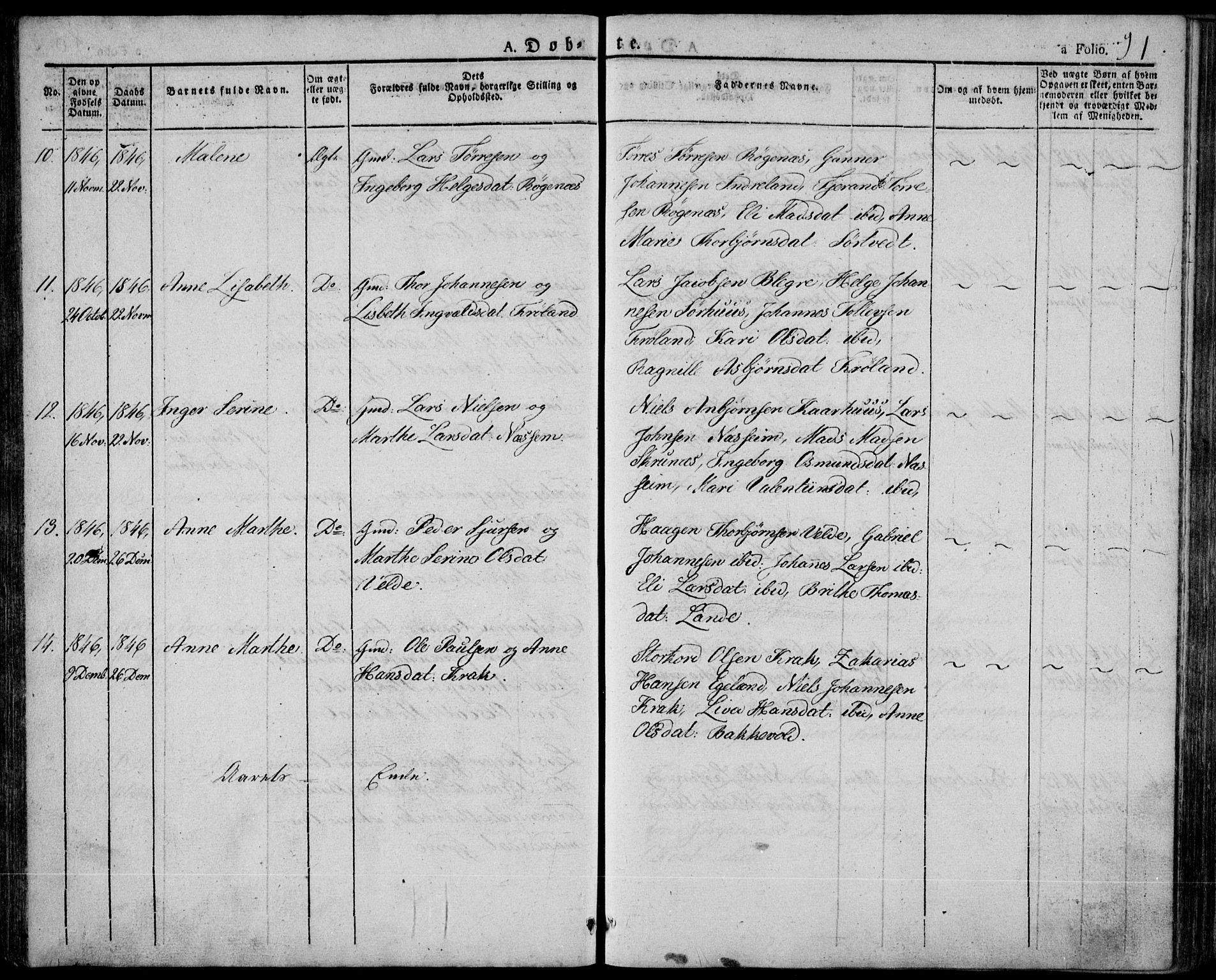 Skjold sokneprestkontor, AV/SAST-A-101847/H/Ha/Haa/L0005: Parish register (official) no. A 5, 1830-1856, p. 91