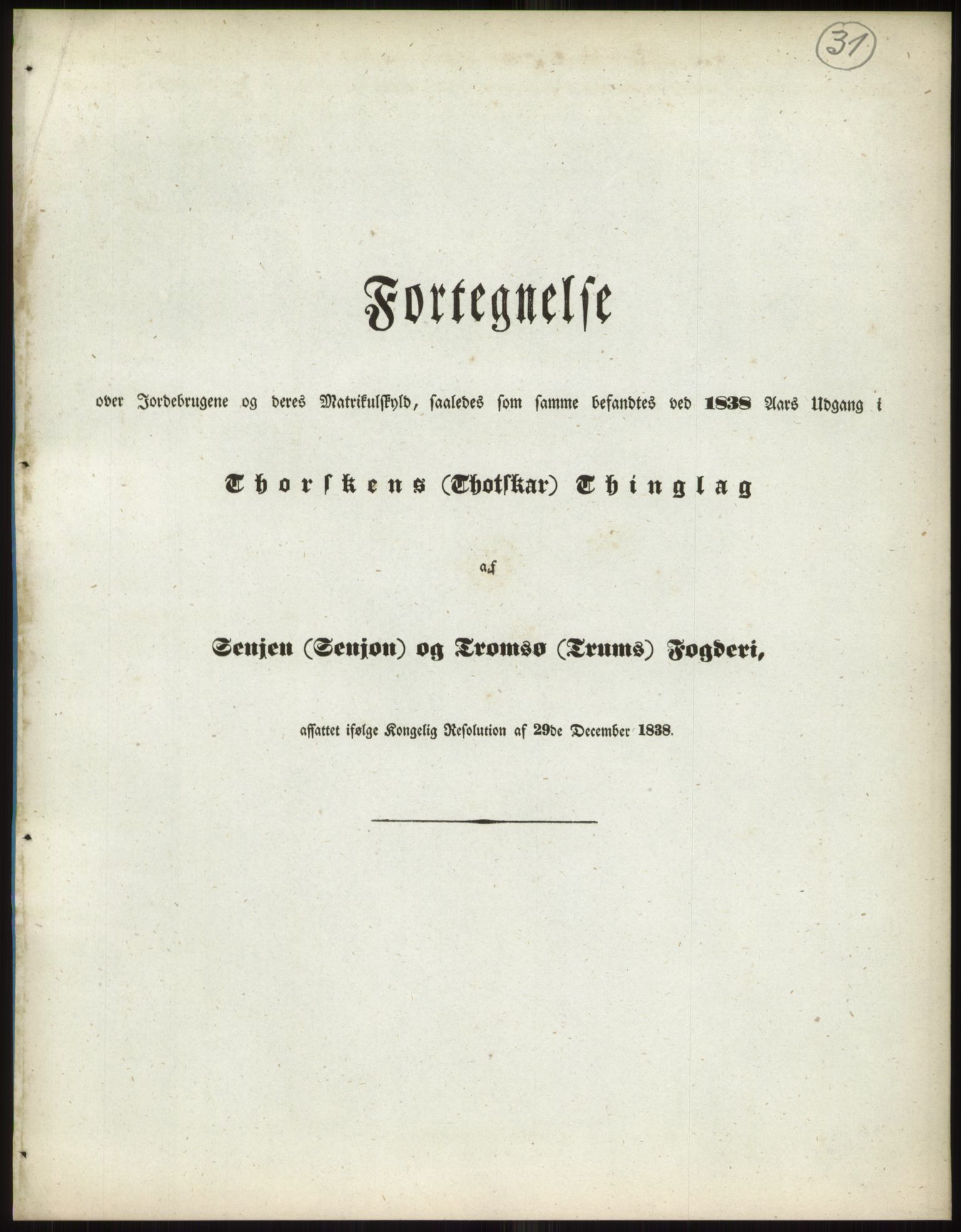 Andre publikasjoner, PUBL/PUBL-999/0002/0018: Bind 18 - Finnmarkens amt: Senja og Tromsø fogderi, 1838, p. 48