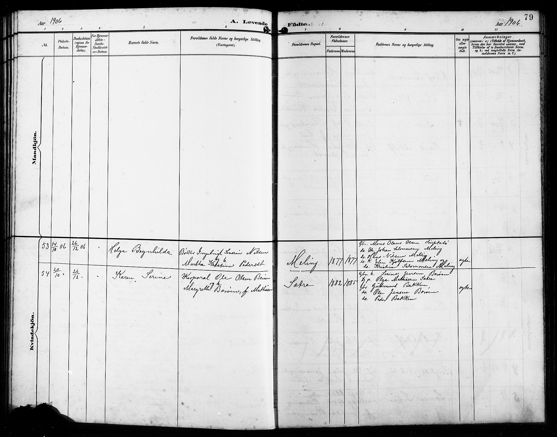 Finnås sokneprestembete, AV/SAB-A-99925/H/Ha/Hab/Habb/L0004: Parish register (copy) no. B 4, 1897-1907, p. 79