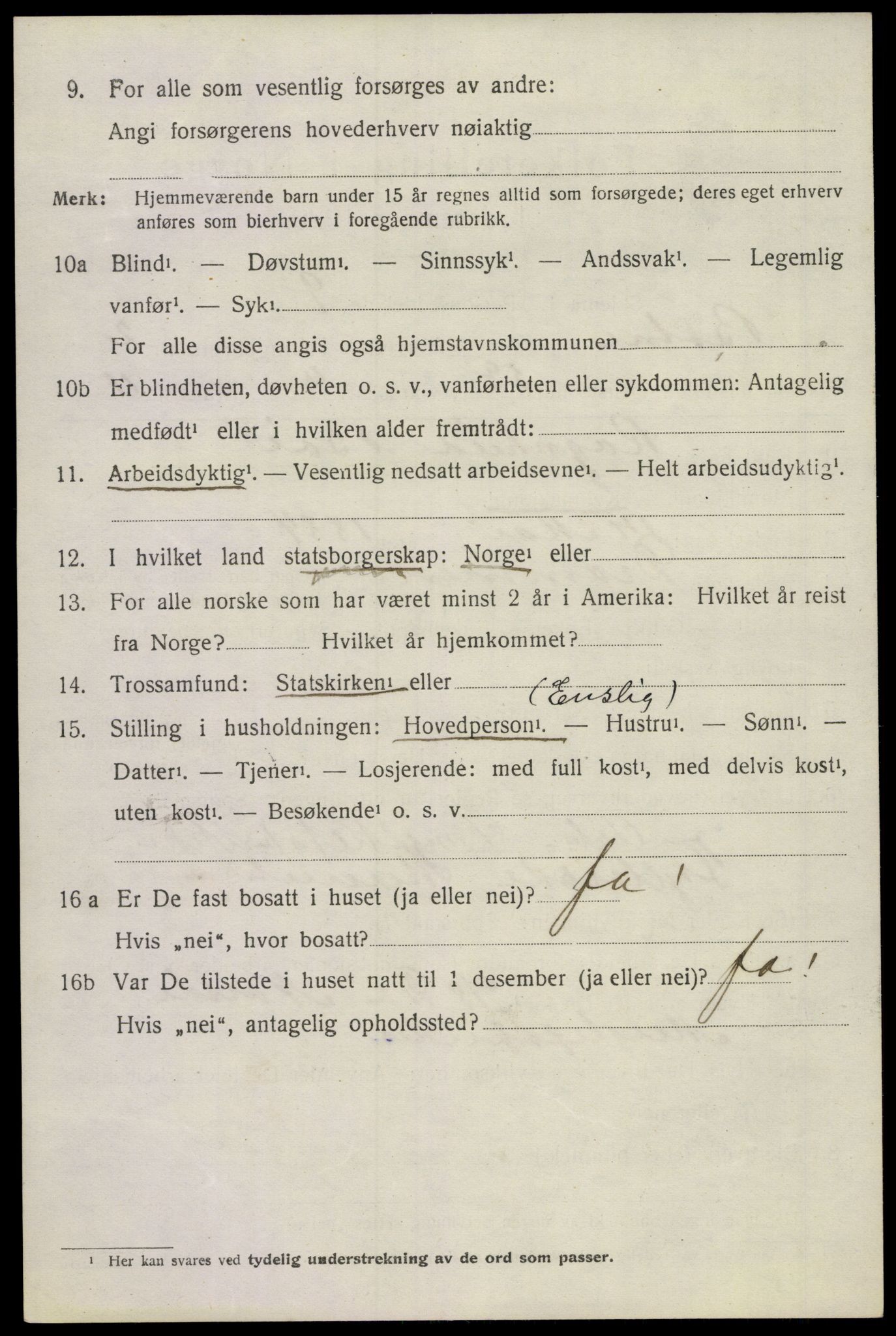 SAKO, 1920 census for Botne, 1920, p. 2252