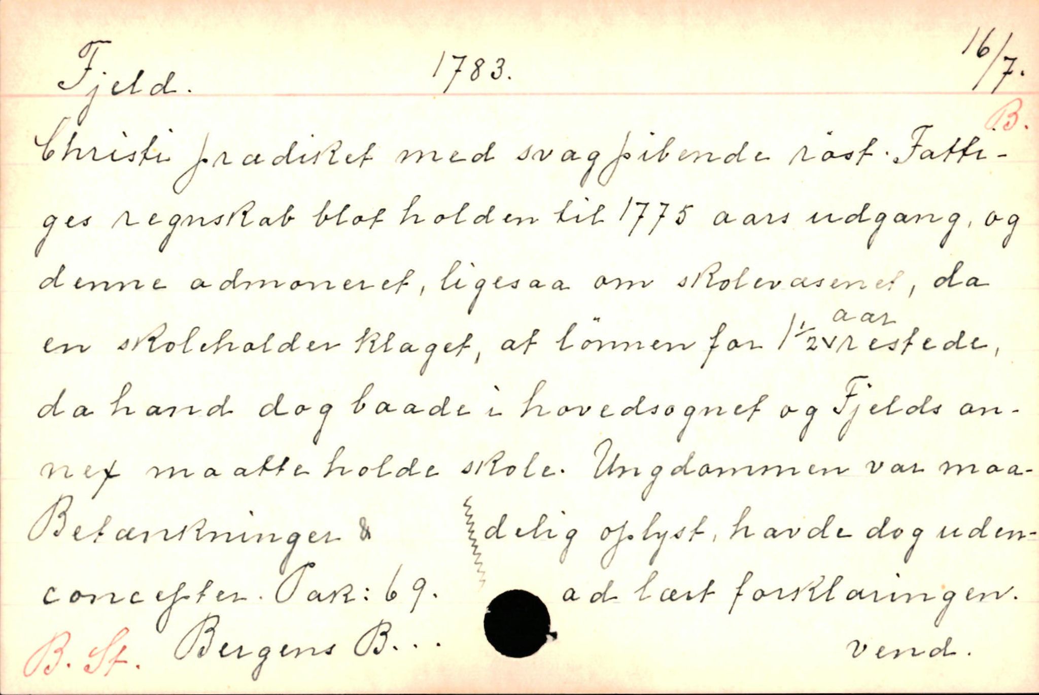 Haugen, Johannes - lærer, SAB/SAB/PA-0036/01/L0001: Om klokkere og lærere, 1521-1904, p. 3007