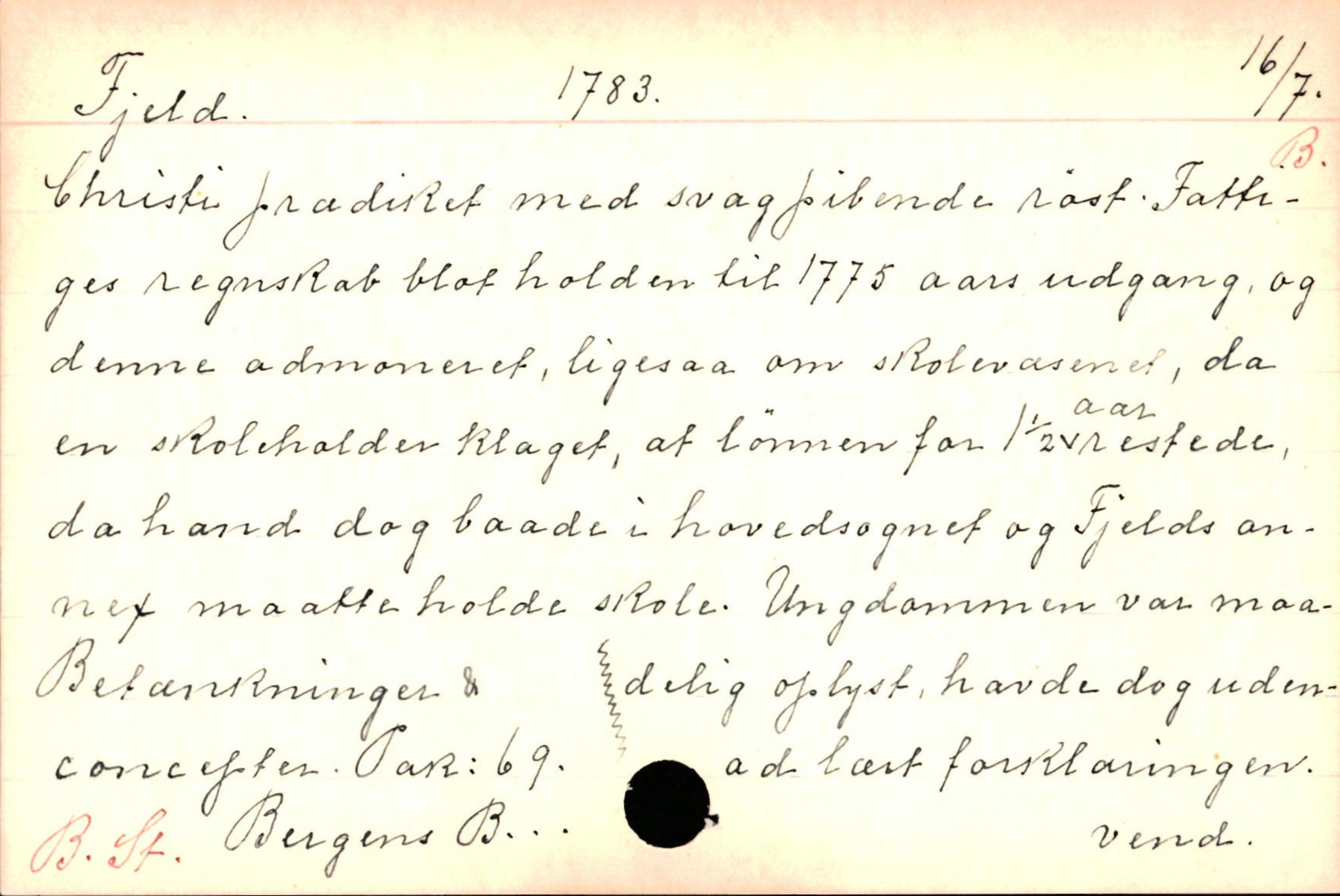 Haugen, Johannes - lærer, AV/SAB-SAB/PA-0036/01/L0001: Om klokkere og lærere, 1521-1904, p. 3007