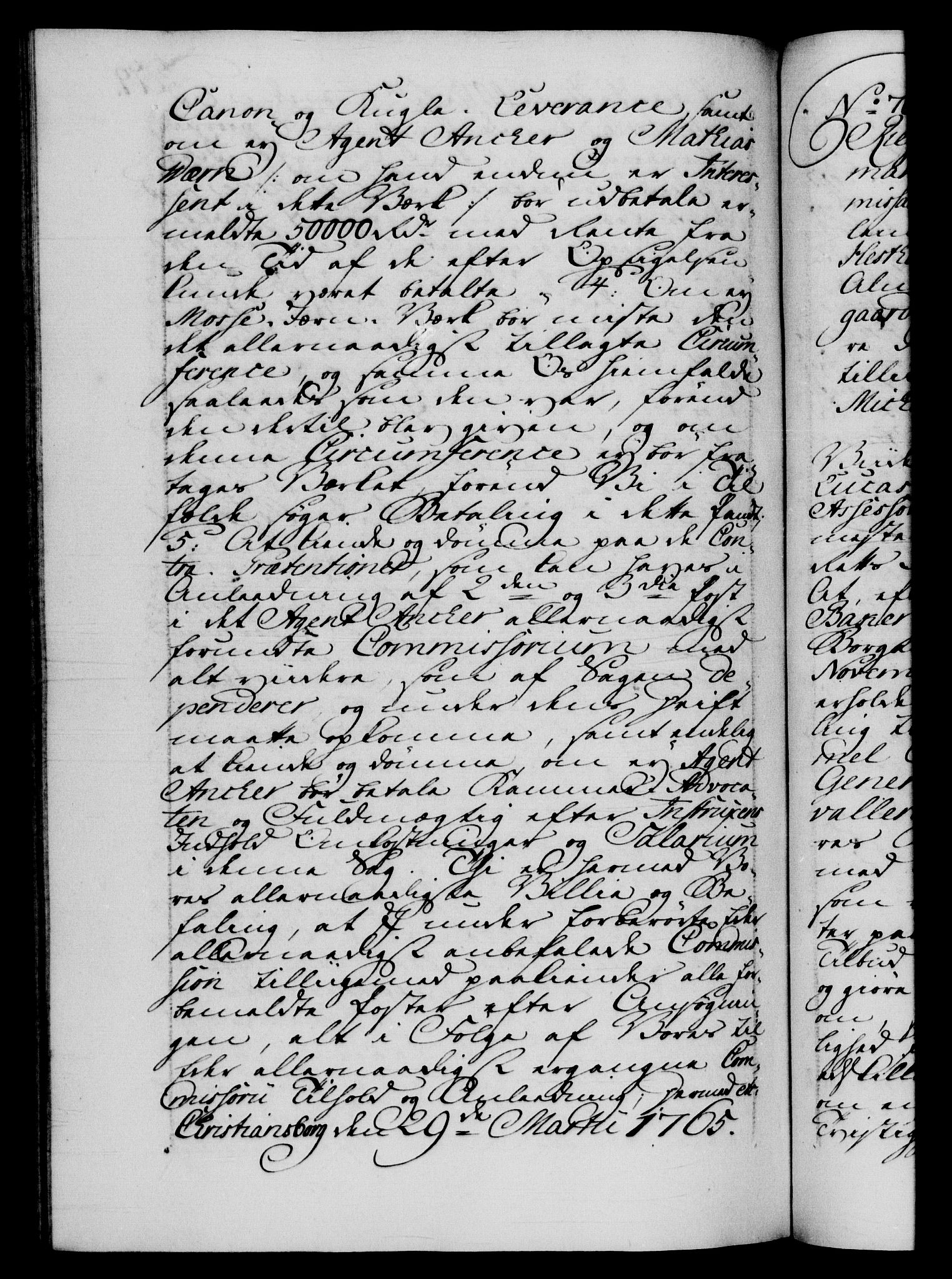 Danske Kanselli 1572-1799, AV/RA-EA-3023/F/Fc/Fca/Fcab/L0037: Norske tegnelser, 1762-1766, p. 479b