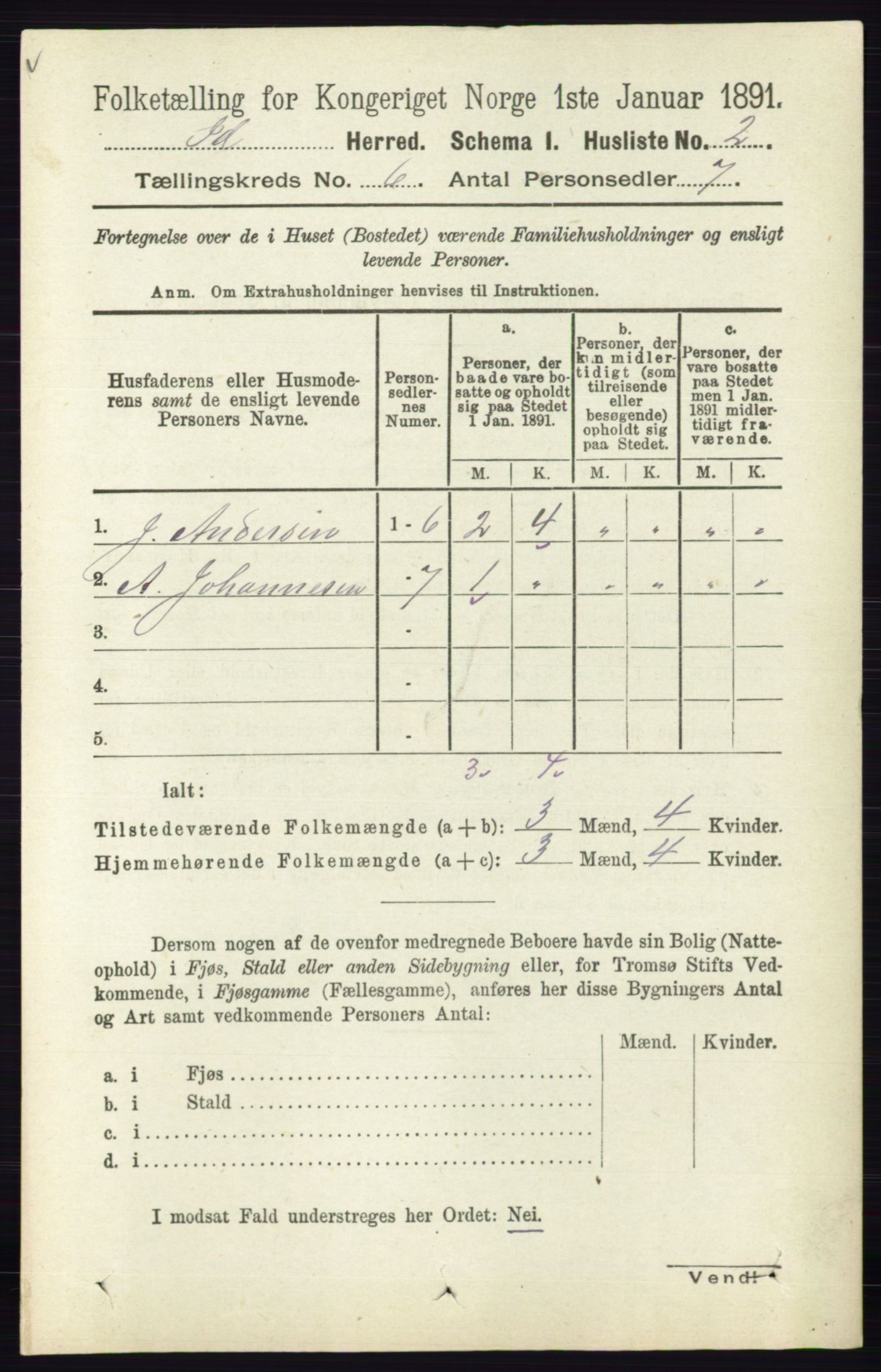 RA, 1891 census for 0117 Idd, 1891, p. 3503