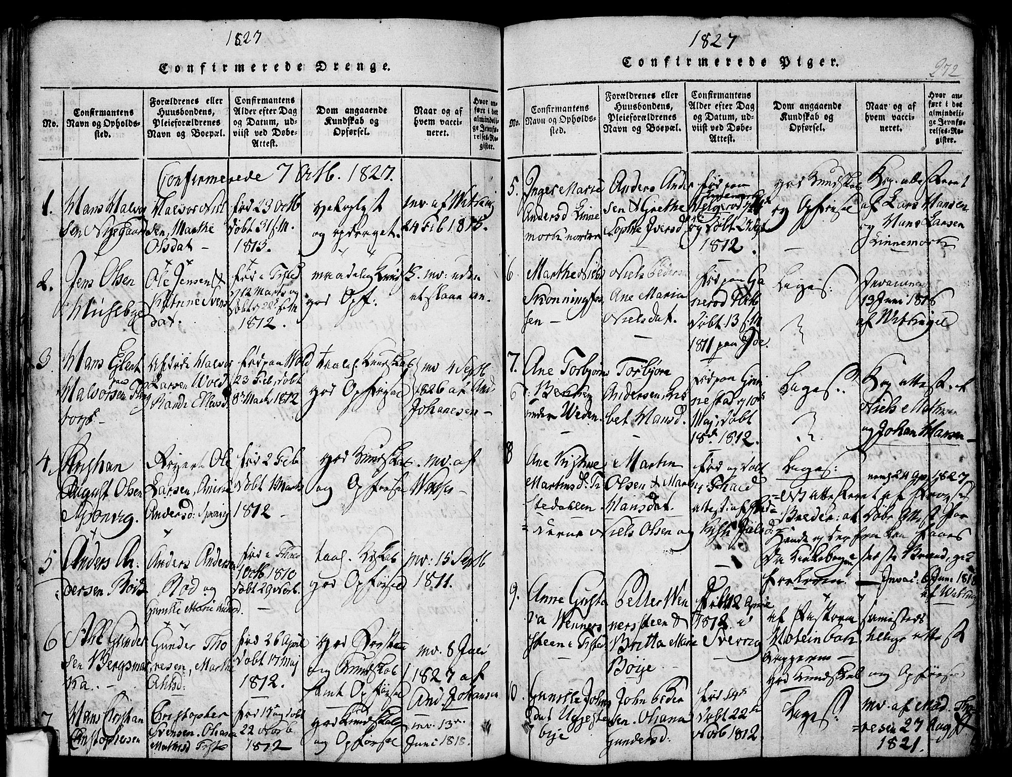 Berg prestekontor Kirkebøker, AV/SAO-A-10902/F/Fa/L0002: Parish register (official) no. I 2, 1815-1831, p. 272