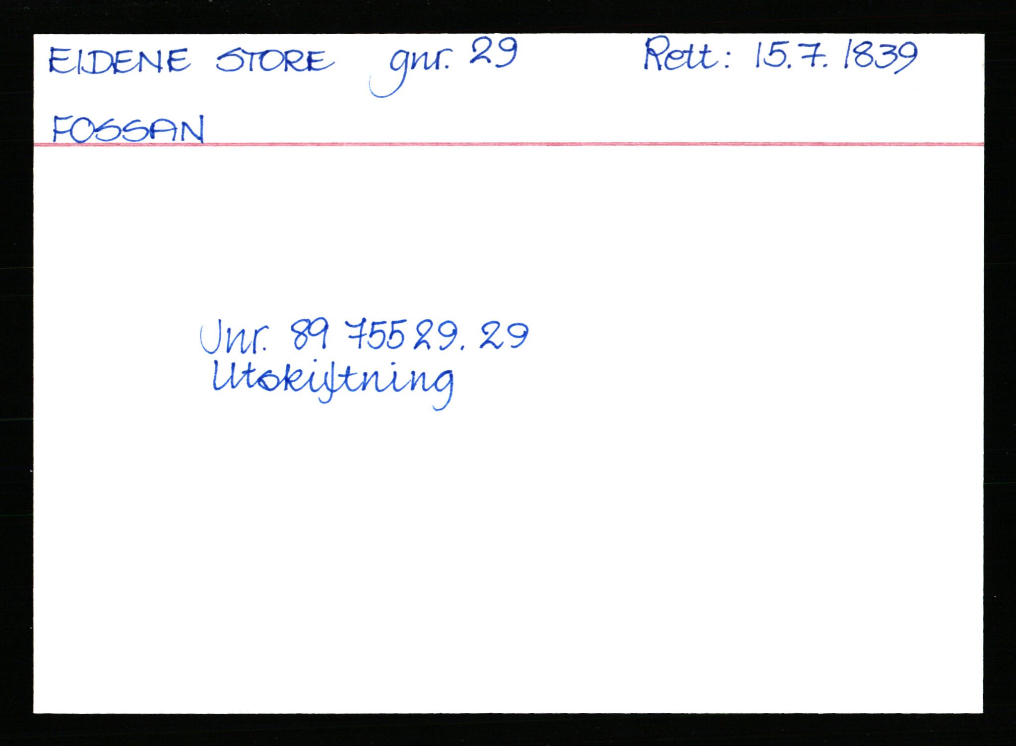 Statsarkivet i Stavanger, AV/SAST-A-101971/03/Y/Yk/L0007: Registerkort sortert etter gårdsnavn: Dritland - Eidland, 1750-1930, p. 527