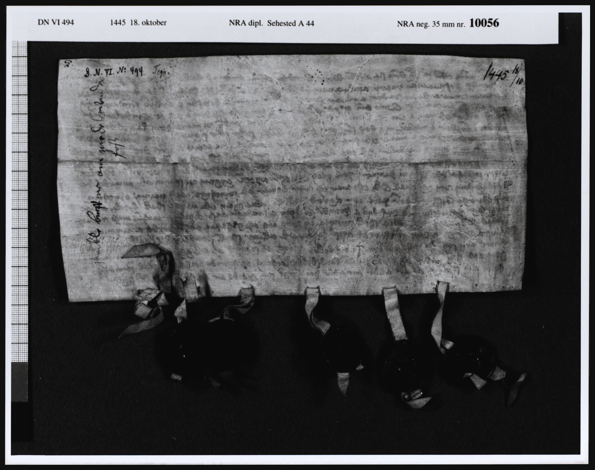 Riksarkivets diplomsamling, AV/RA-EA-5965/F07/F07a, 1332-1669, p. 93