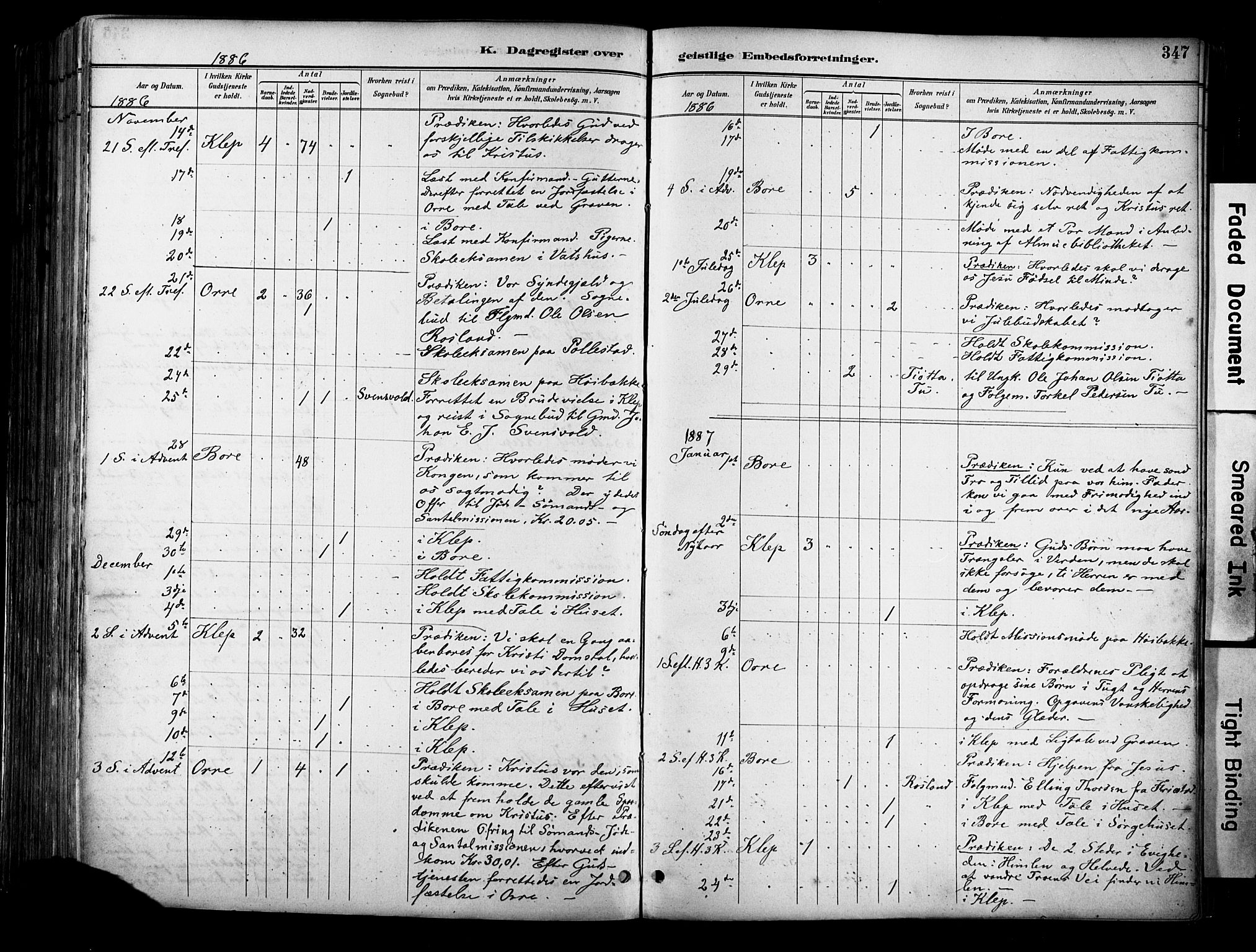 Klepp sokneprestkontor, SAST/A-101803/001/3/30BA/L0009: Parish register (official) no. A 7, 1886-1915, p. 347