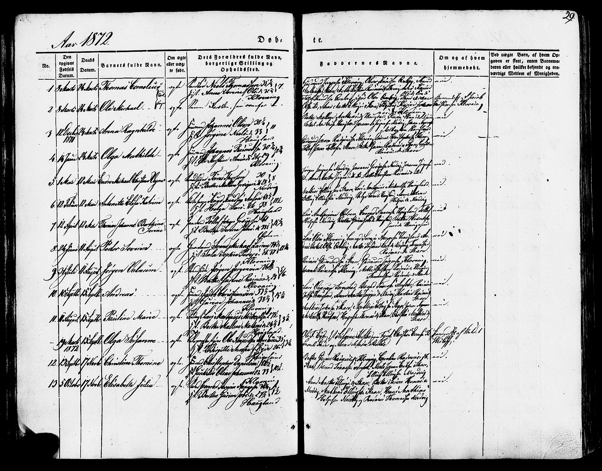 Torvastad sokneprestkontor, AV/SAST-A -101857/H/Ha/Haa/L0007: Parish register (official) no. A 7, 1838-1882, p. 29