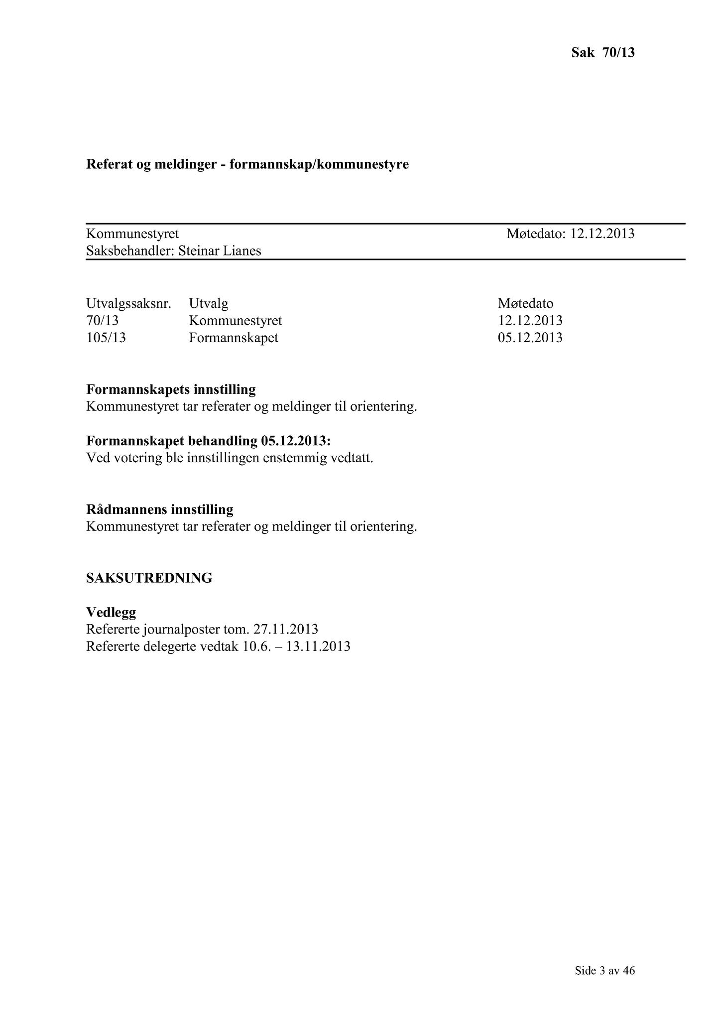 Klæbu Kommune, TRKO/KK/01-KS/L006: Kommunestyret - Møtedokumenter, 2013, p. 1374