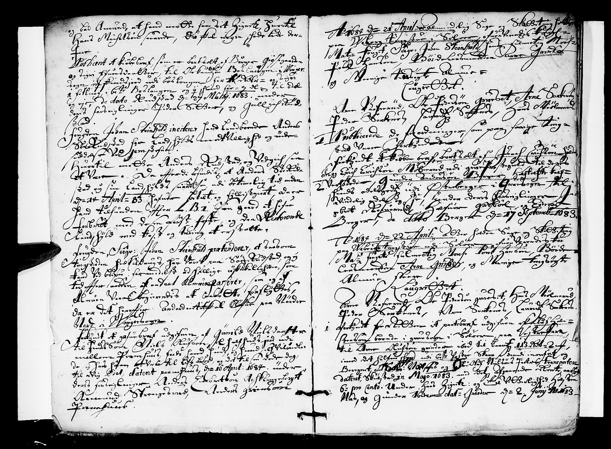 Solør og Østerdalen sorenskriveri, AV/SAH-TING-024/G/Gb/L0024: Tingbok, 1684-1685, p. 4b-5a