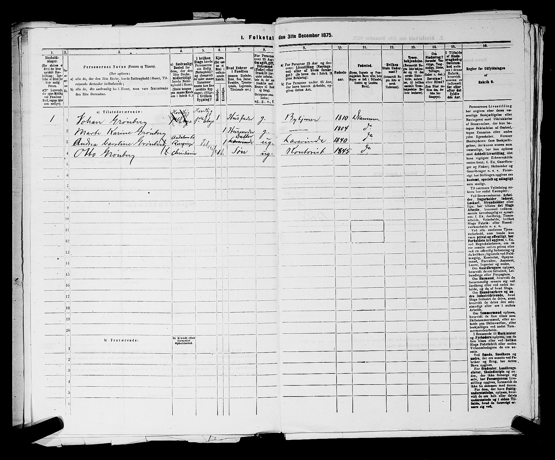 SAKO, 1875 census for 0602 Drammen, 1875, p. 2559