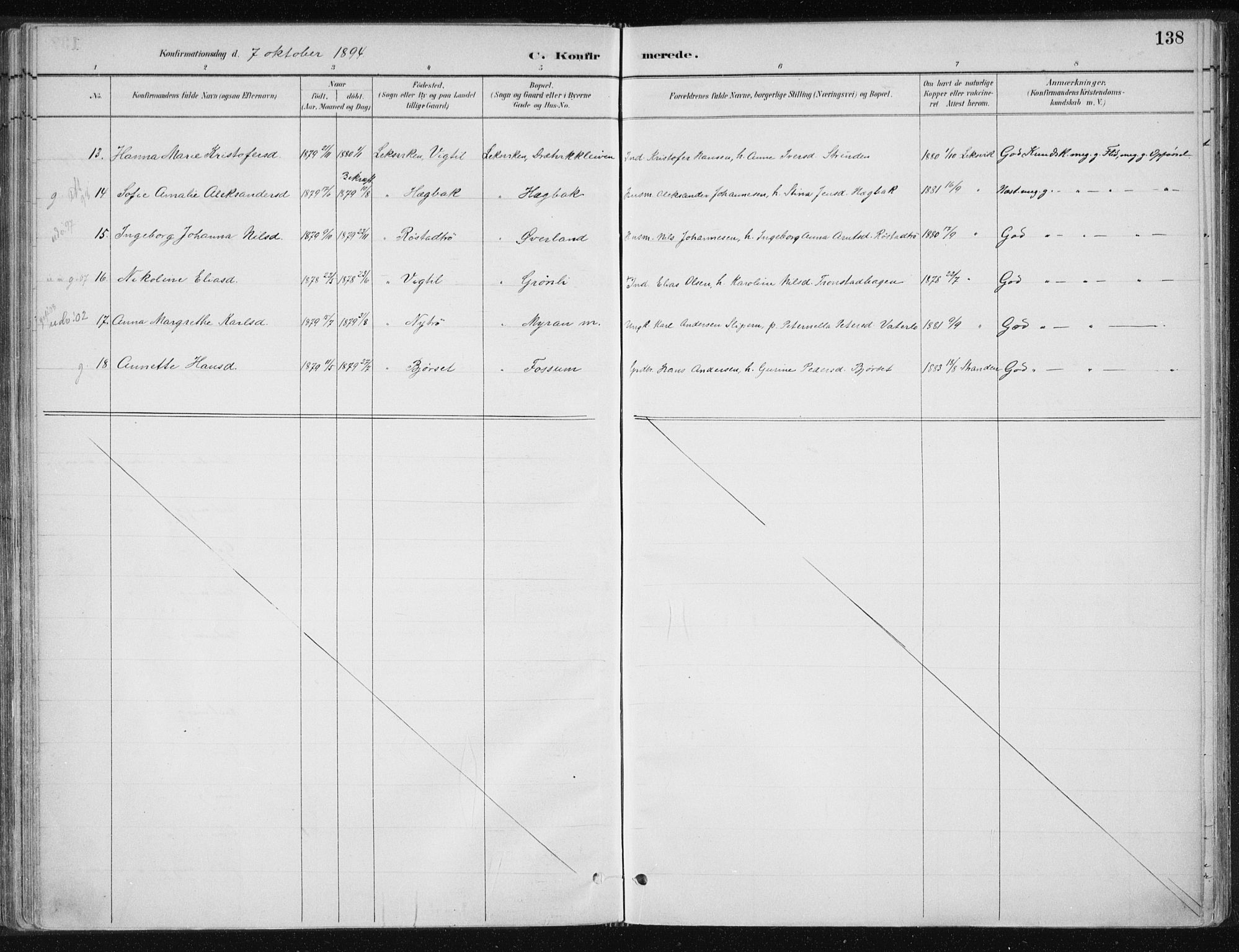 Ministerialprotokoller, klokkerbøker og fødselsregistre - Nord-Trøndelag, SAT/A-1458/701/L0010: Parish register (official) no. 701A10, 1883-1899, p. 138