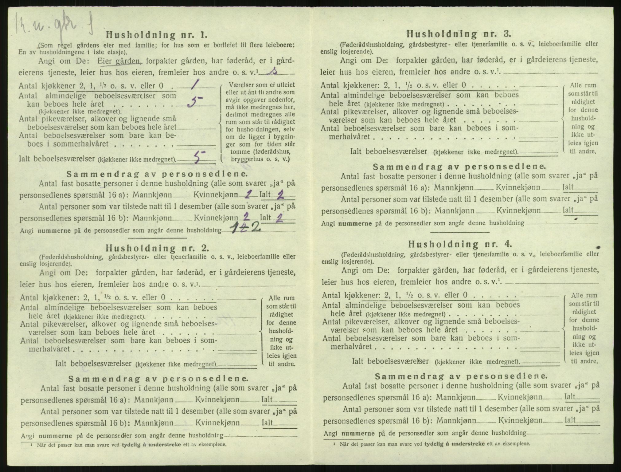 SAK, 1920 census for Søndeled, 1920, p. 898