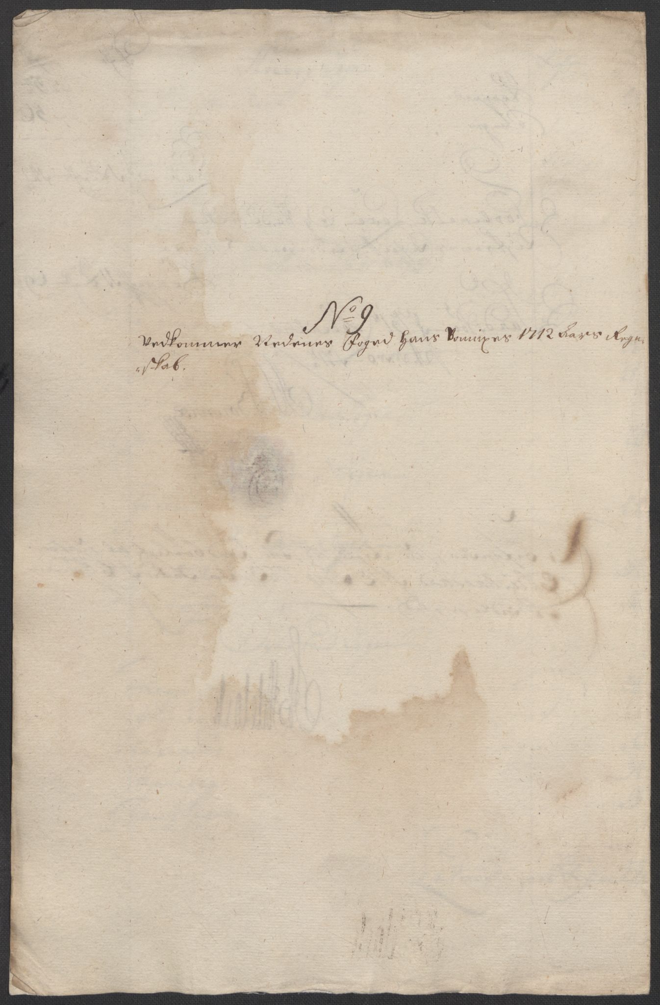 Rentekammeret inntil 1814, Reviderte regnskaper, Fogderegnskap, AV/RA-EA-4092/R39/L2320: Fogderegnskap Nedenes, 1712, p. 291