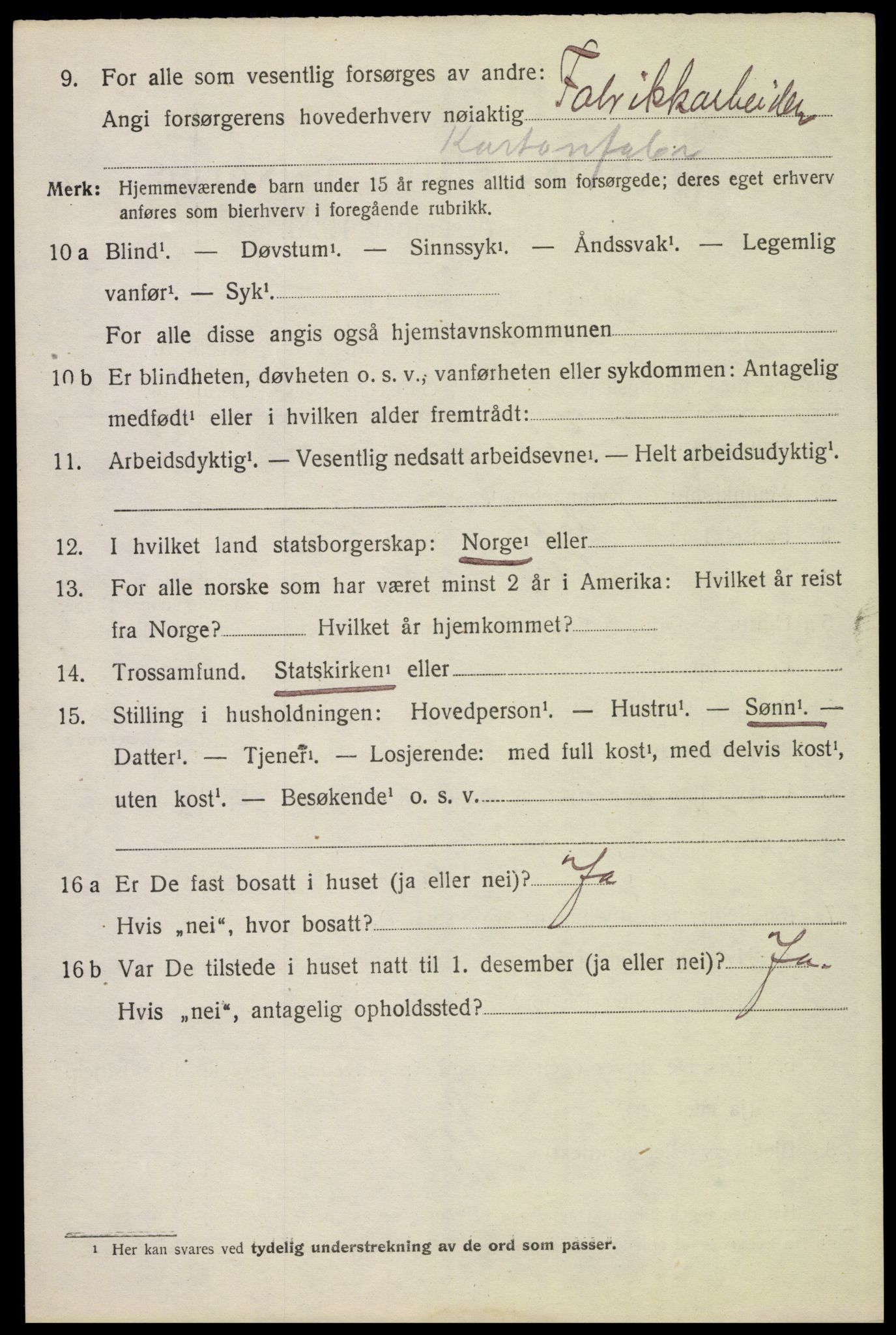 SAH, 1920 census for Stor-Elvdal, 1920, p. 3857