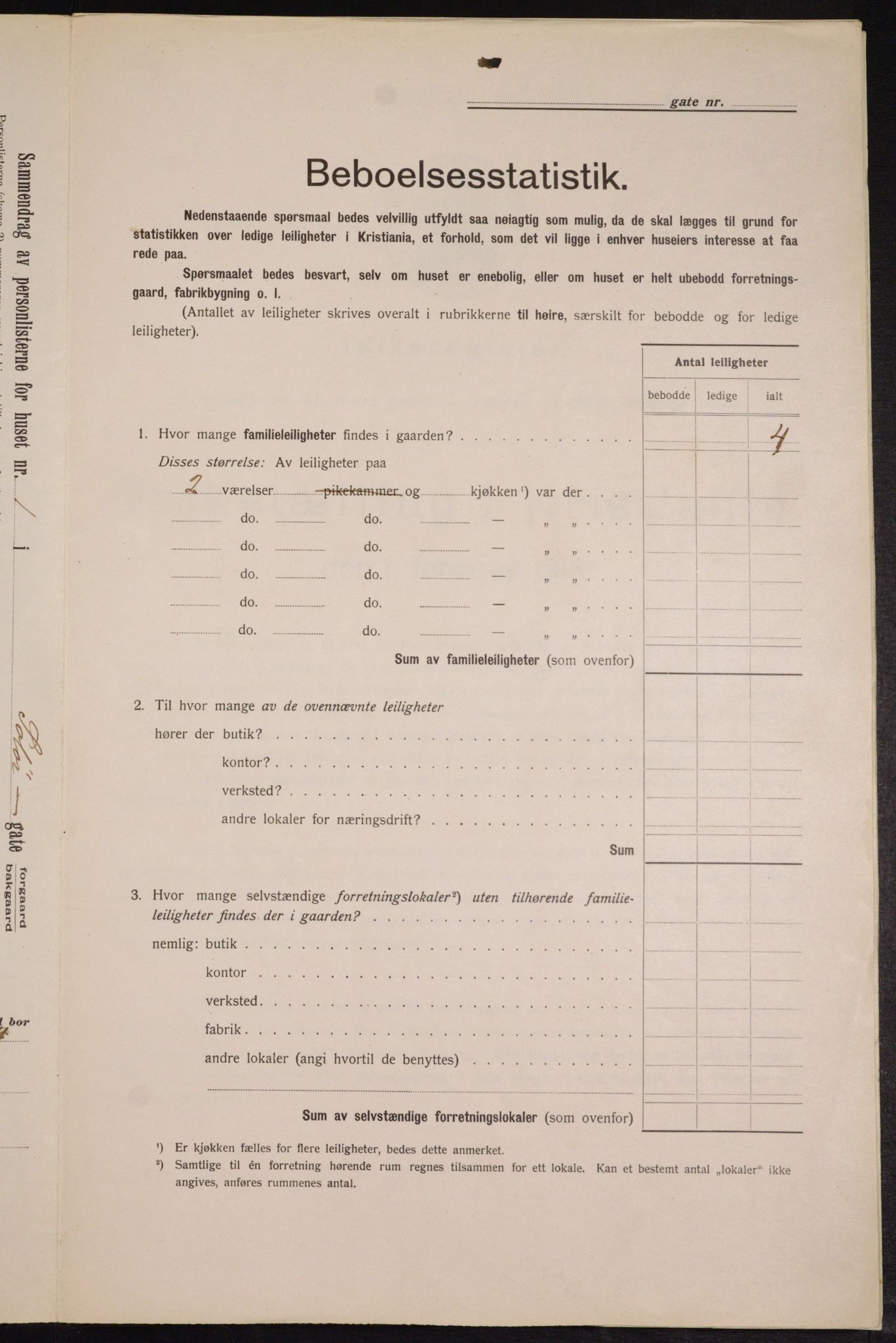 OBA, Municipal Census 1913 for Kristiania, 1913, p. 99728