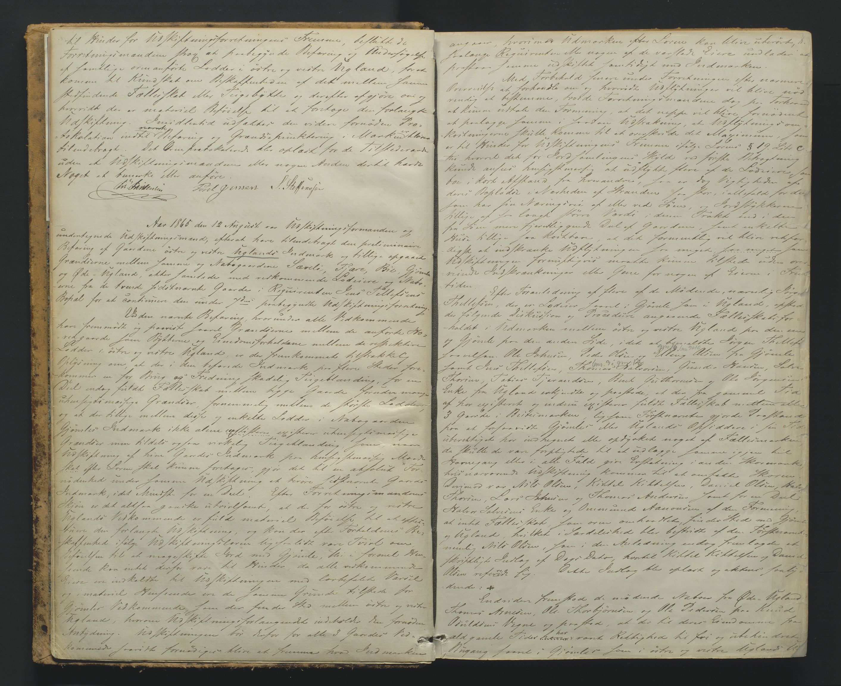 Utskiftningsformannen i Nedenes amt, AV/SAK-1541-0002/F/Fa/Faa/L0005: Utskiftningsprotokoll med gårdsregister, Nedenes amt nr 5, 1865-1870, p. 8