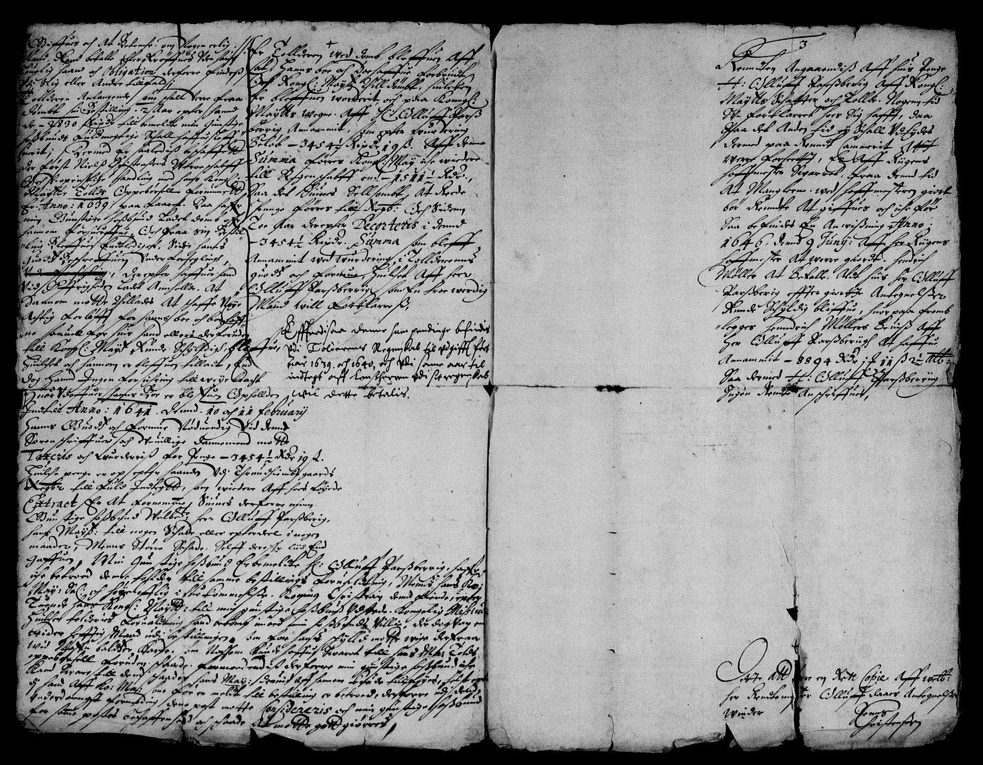 Rentekammeret inntil 1814, Reviderte regnskaper, Lensregnskaper, AV/RA-EA-5023/R/Rb/Rbw/L0072: Trondheim len, 1629-1642