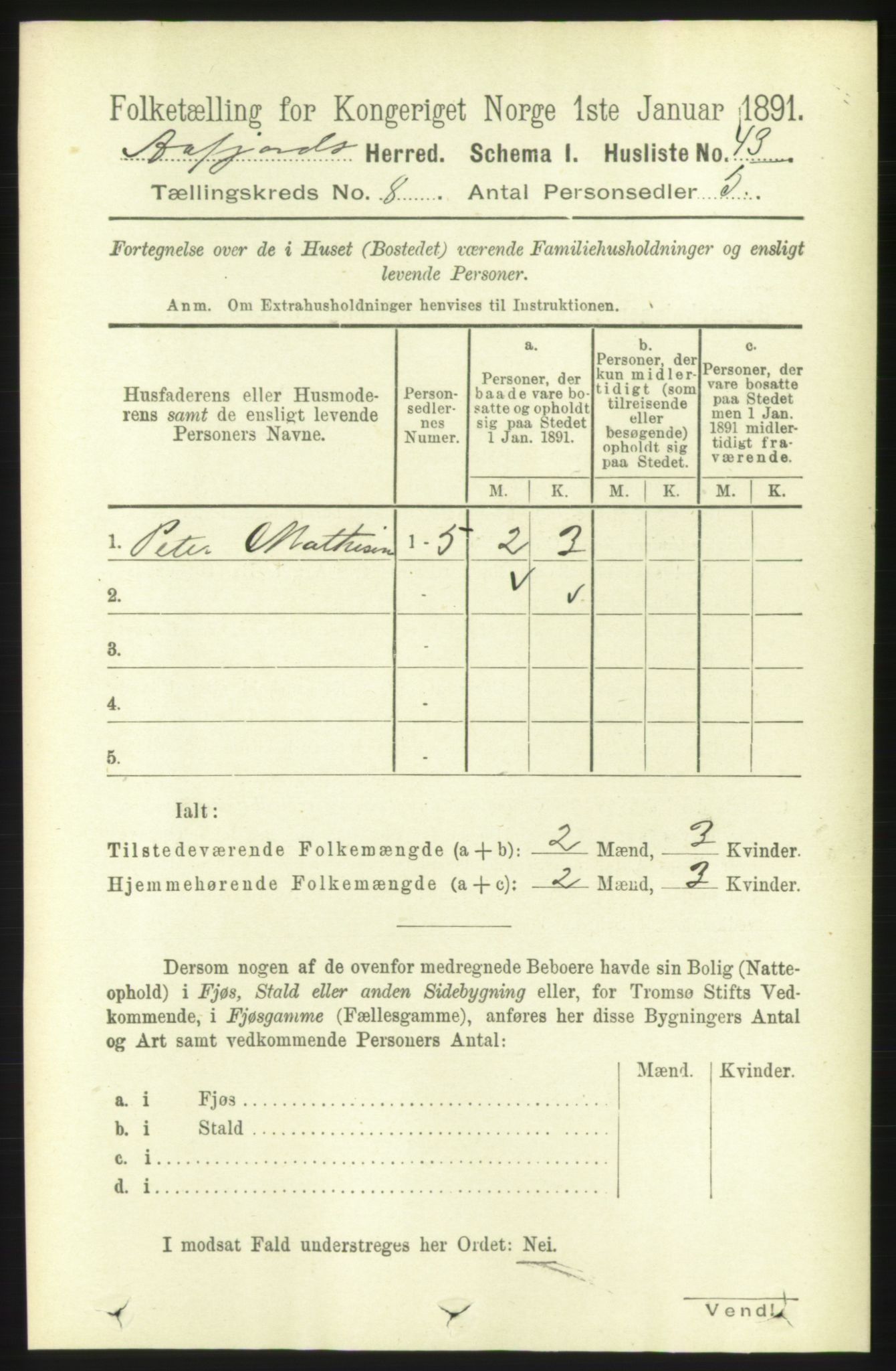 RA, 1891 census for 1630 Åfjord, 1891, p. 1970