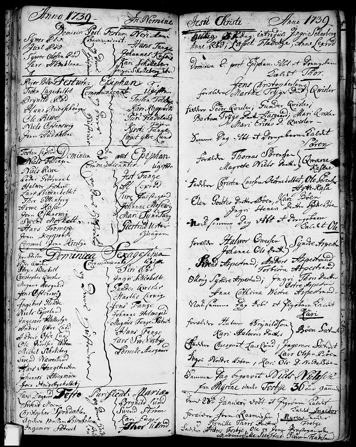 Aremark prestekontor Kirkebøker, SAO/A-10899/F/Fa/L0001: Parish register (official) no.  I 1, 1735-1744