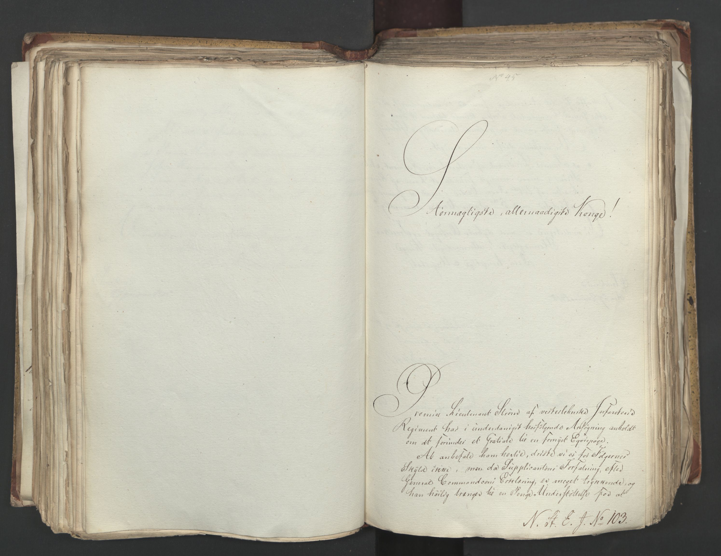 Statsrådsavdelingen i Stockholm, AV/RA-S-1003/D/Da/L0001: Regjeringsinnstillinger nr. 1-262, 1814-1815, p. 219