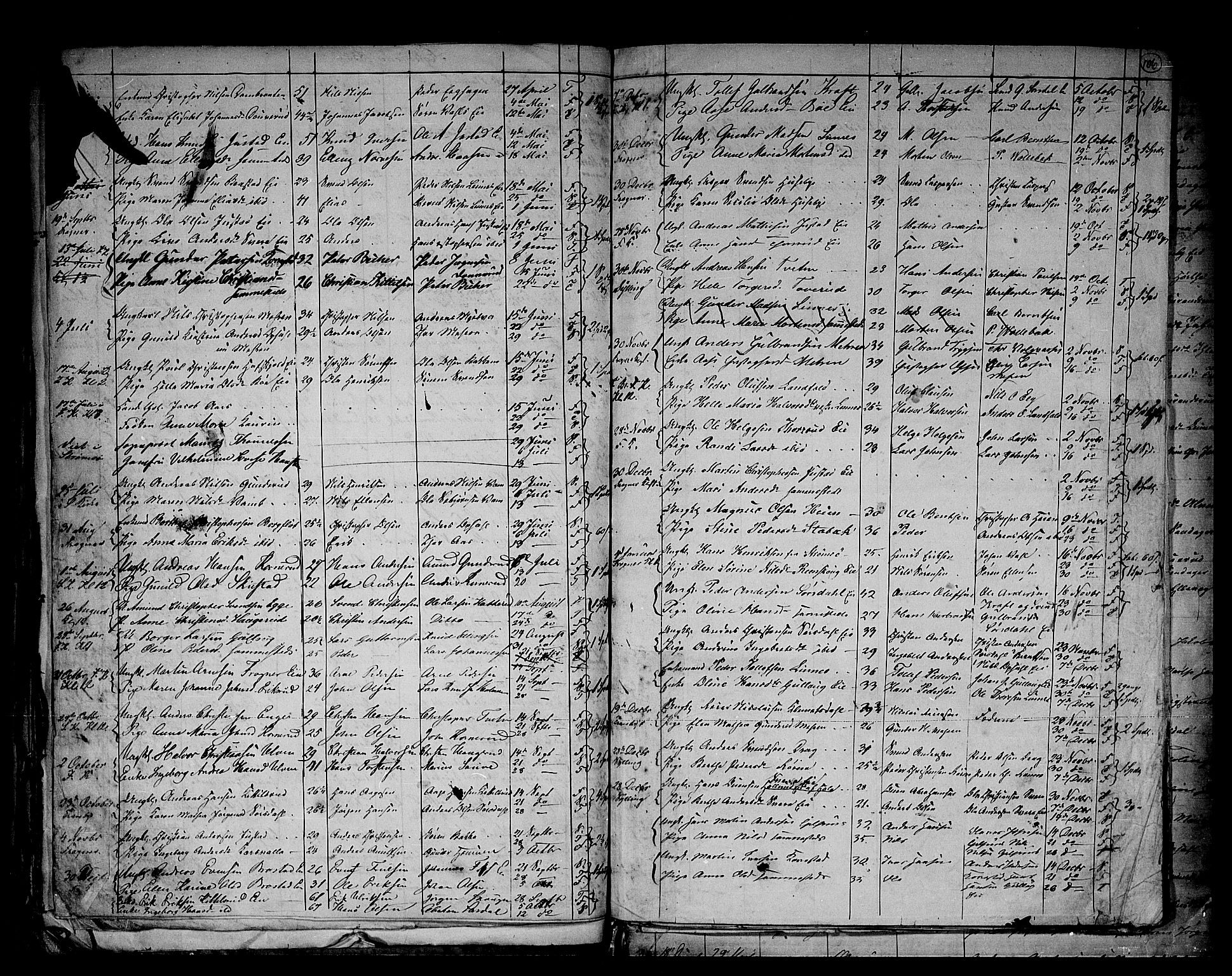 Lier kirkebøker, AV/SAKO-A-230/G/Ga/L0002: Parish register (copy) no. I 2, 1841-1862, p. 106