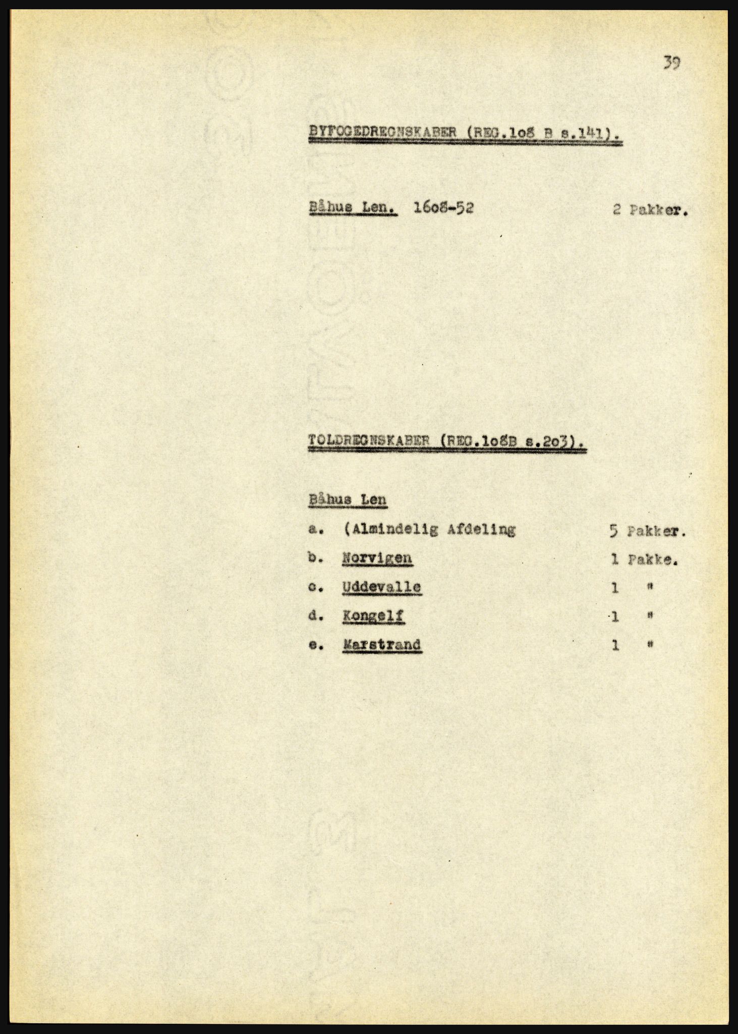 Riksarkivet, Seksjon for eldre arkiv og spesialsamlinger, AV/RA-EA-6797/H/Ha, 1953, p. 39