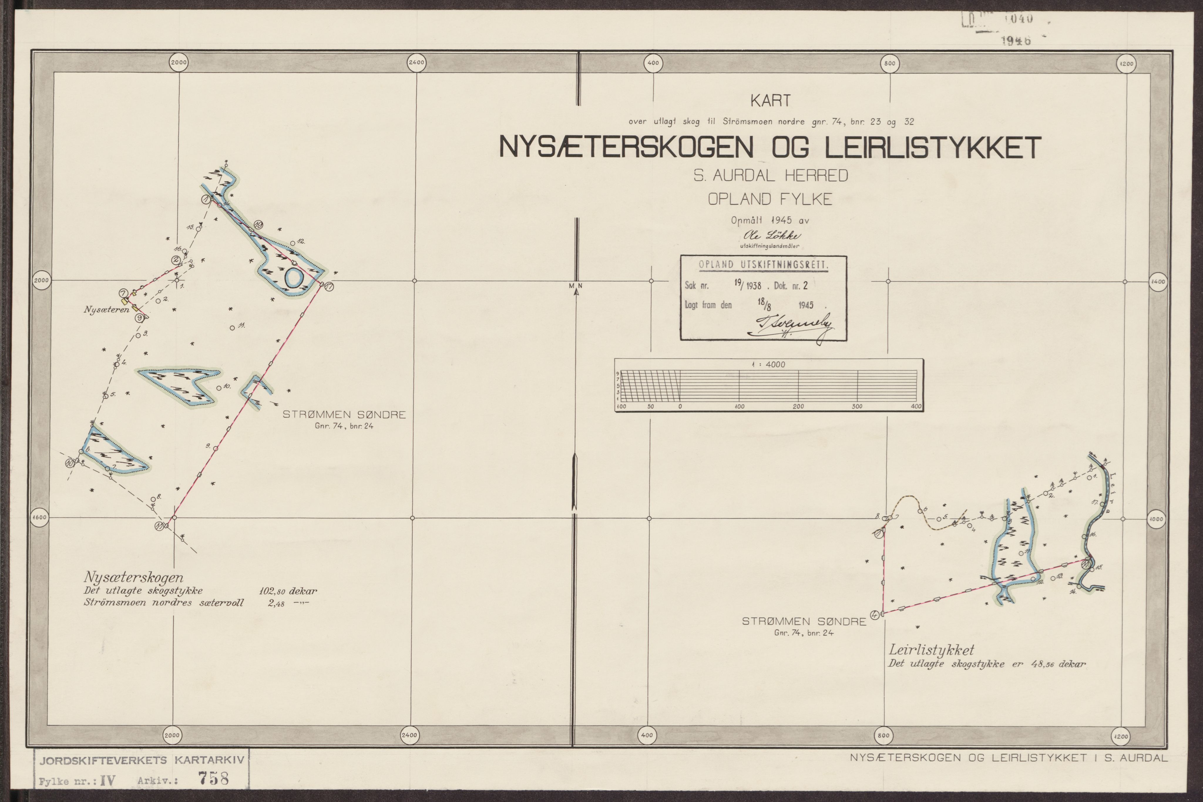 Jordskifteverkets kartarkiv, RA/S-3929/T, 1859-1988, p. 970