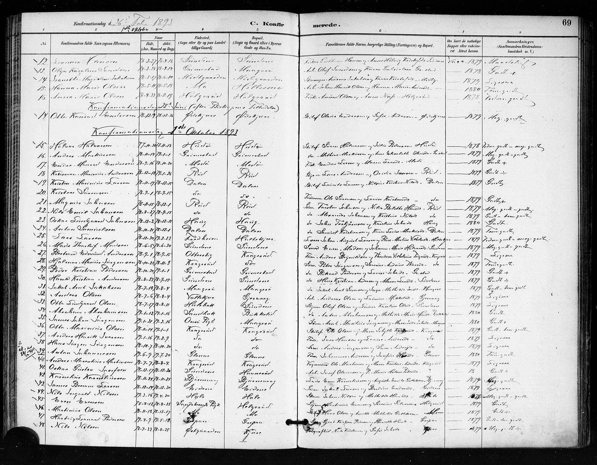 Tjøme kirkebøker, AV/SAKO-A-328/F/Fa/L0003: Parish register (official) no. I 3, 1891-1900, p. 69