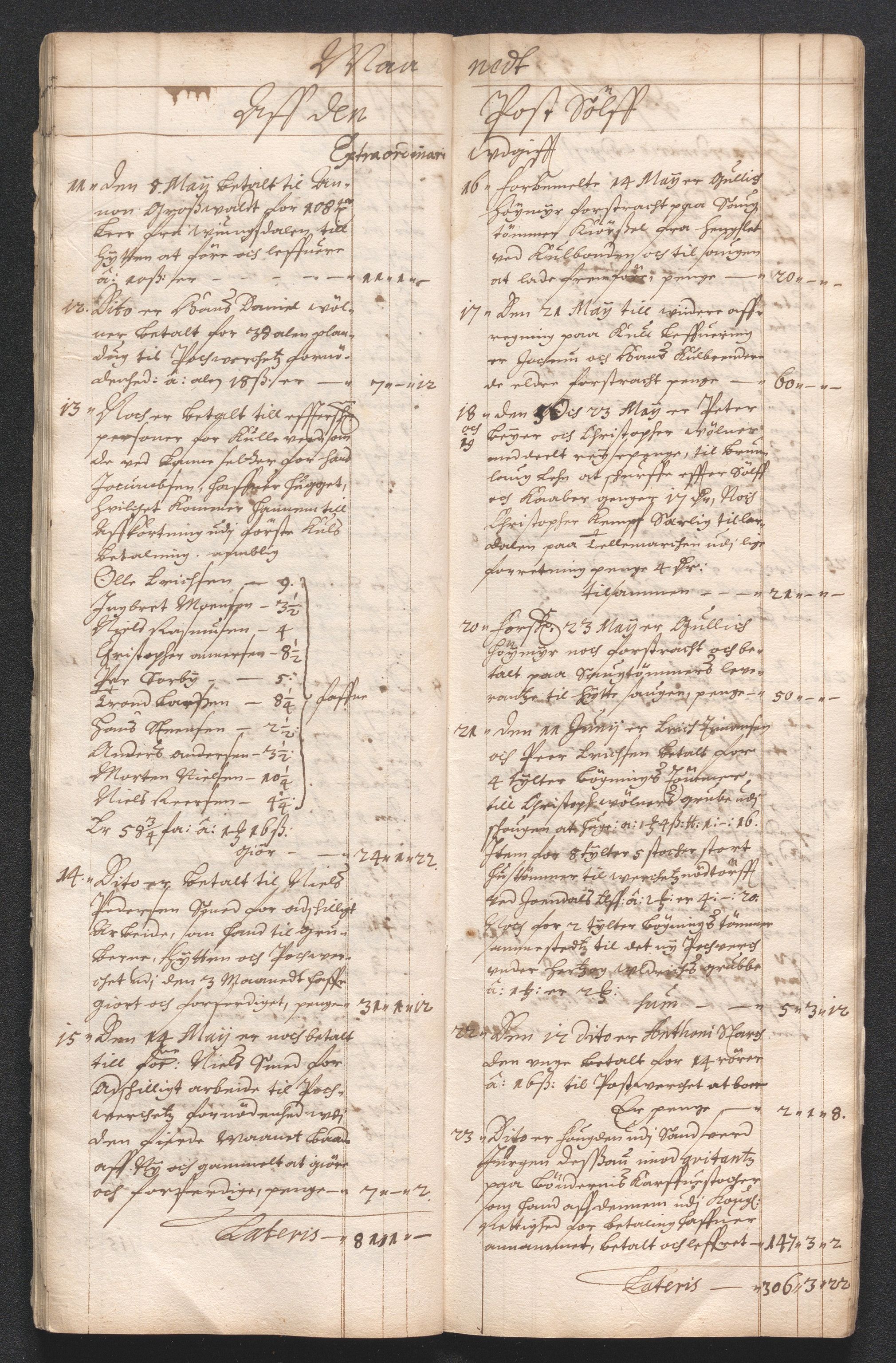 Kongsberg Sølvverk 1623-1816, AV/SAKO-EA-3135/001/D/Dc/Dcd/L0039: Utgiftsregnskap for gruver m.m., 1666, p. 215