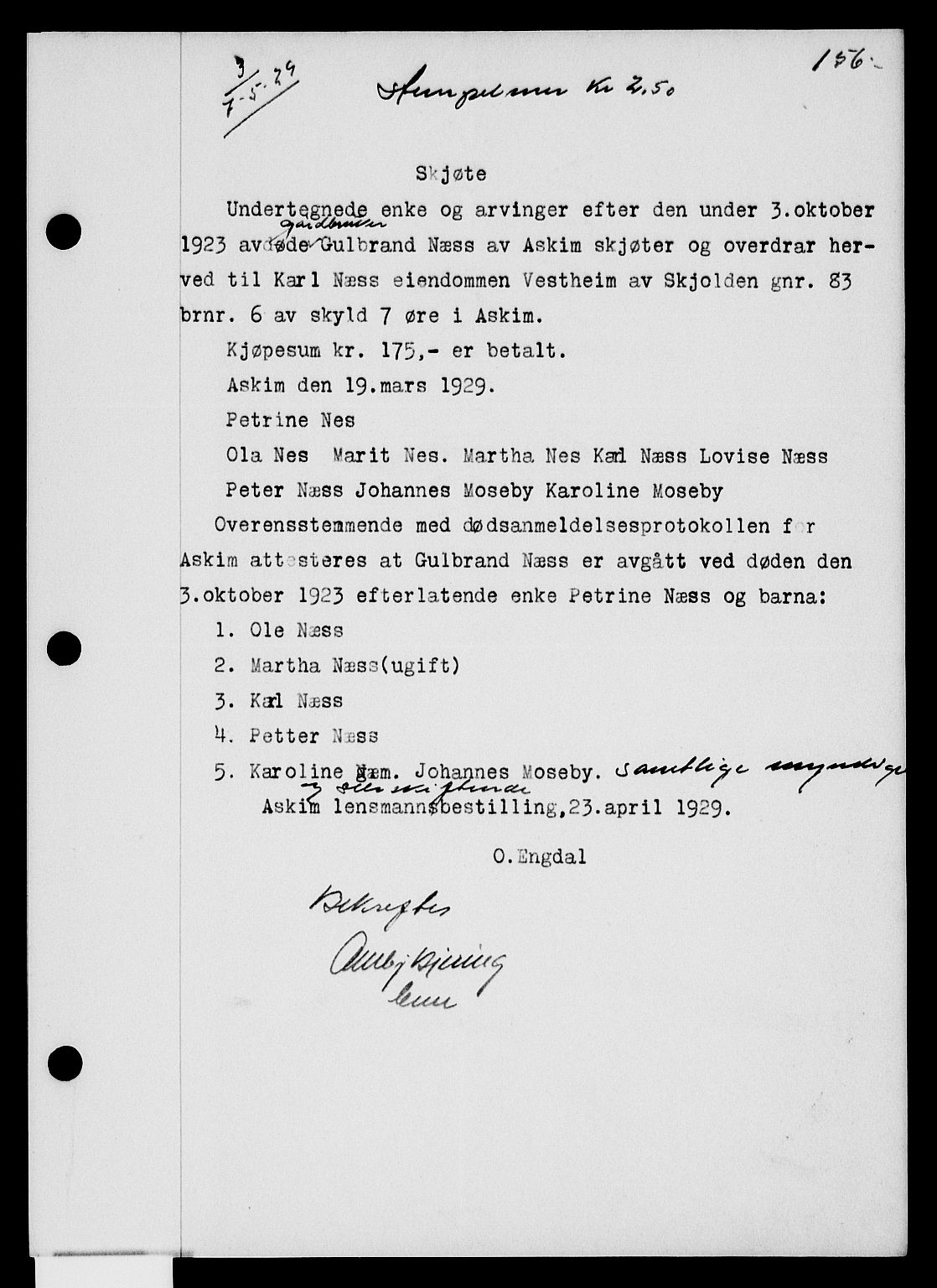 Rakkestad sorenskriveri, AV/SAO-A-10686/G/Gb/Gba/Gbaa/L0044: Mortgage book no. 44, 1928-1929, p. 156